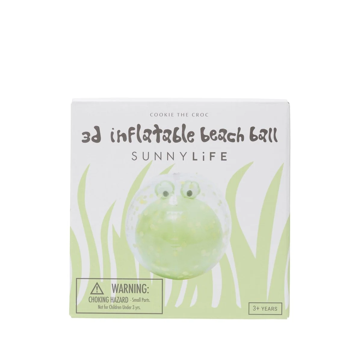 3D Inflatable Beach Ball - Cookie the Croc Green - Image 5