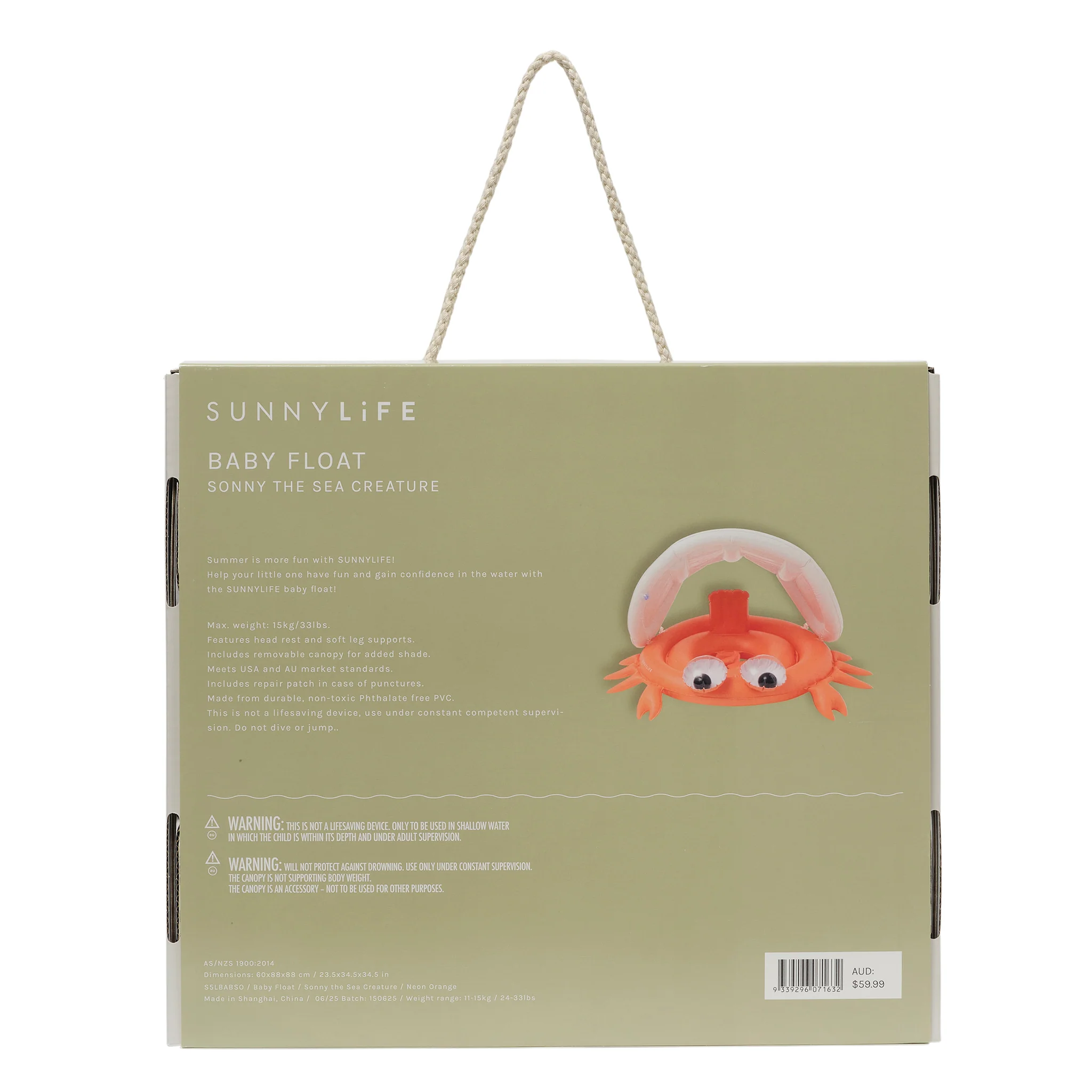 Baby Float - Sonny the Sea Creature Neon Orange - Image 13
