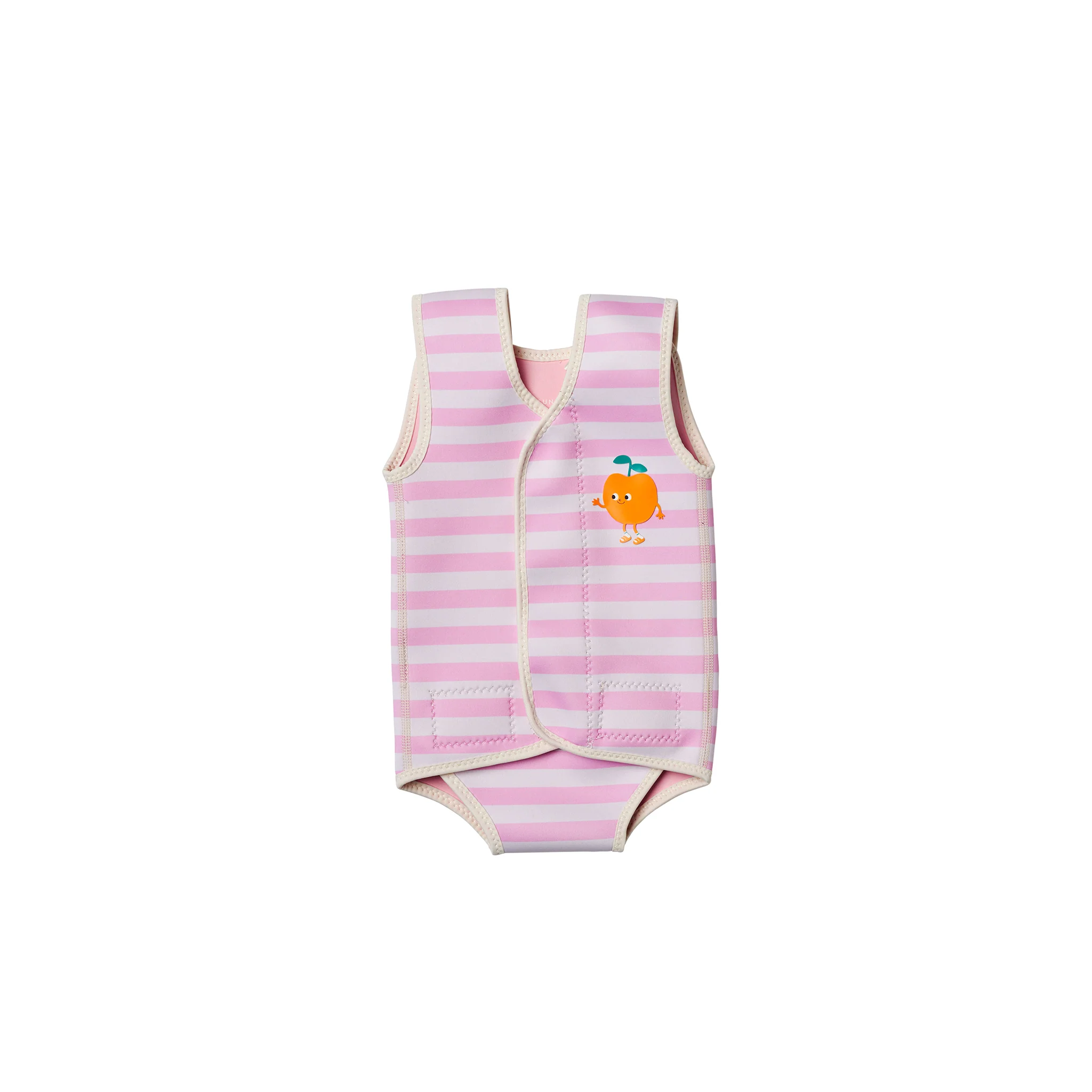 Baby Wetsuit - Poppy the Peach Pink Stripe - Image 11