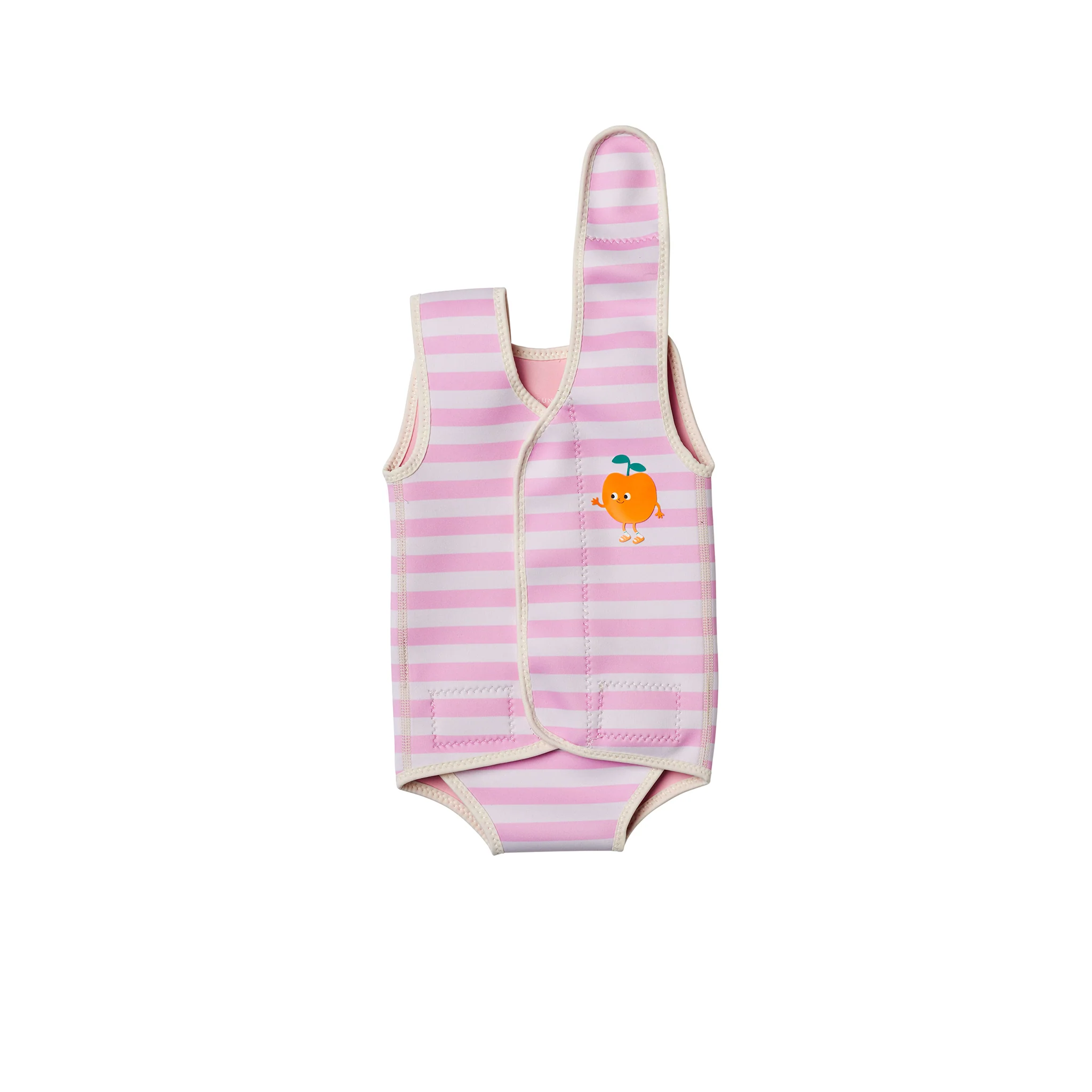 Baby Wetsuit - Poppy the Peach Pink Stripe - Image 6