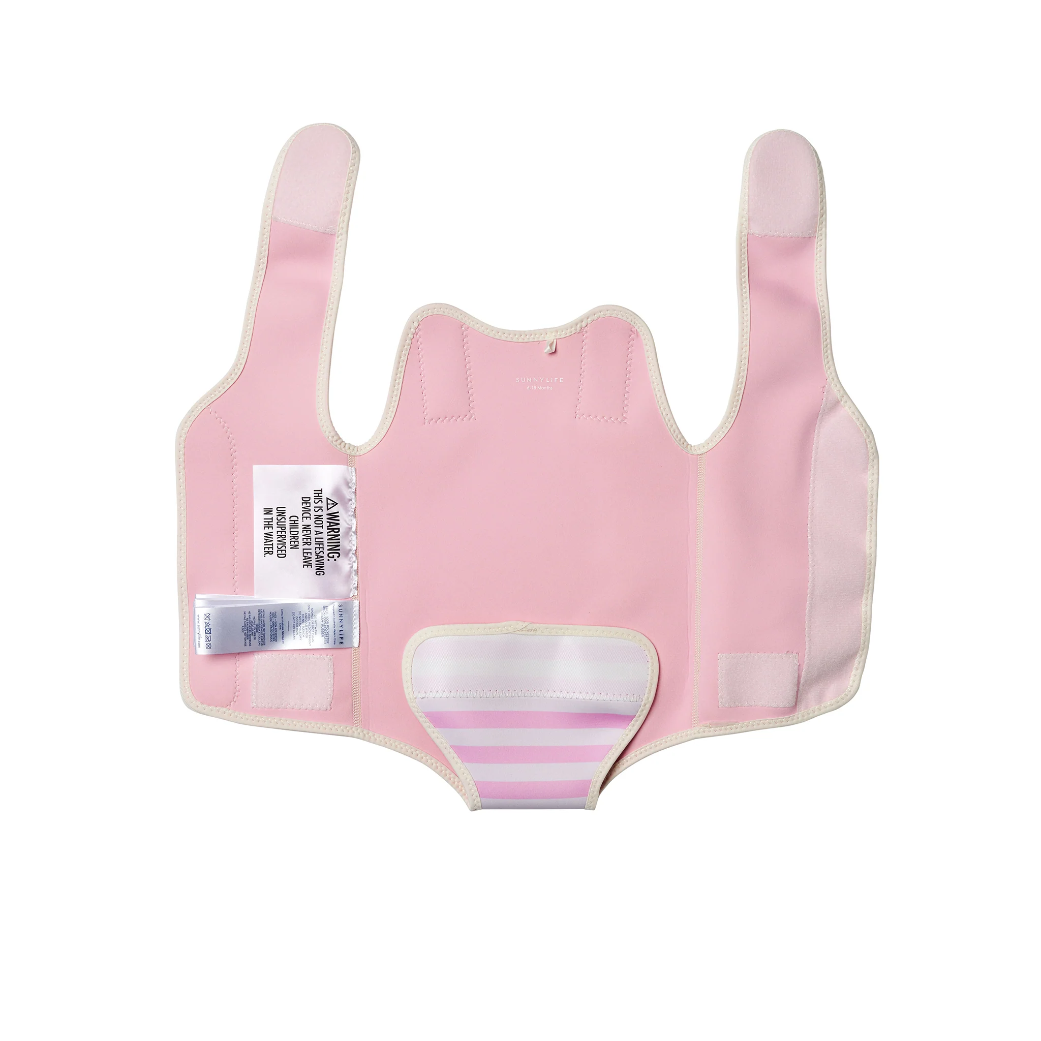 Baby Wetsuit - Poppy the Peach Pink Stripe - Image 9