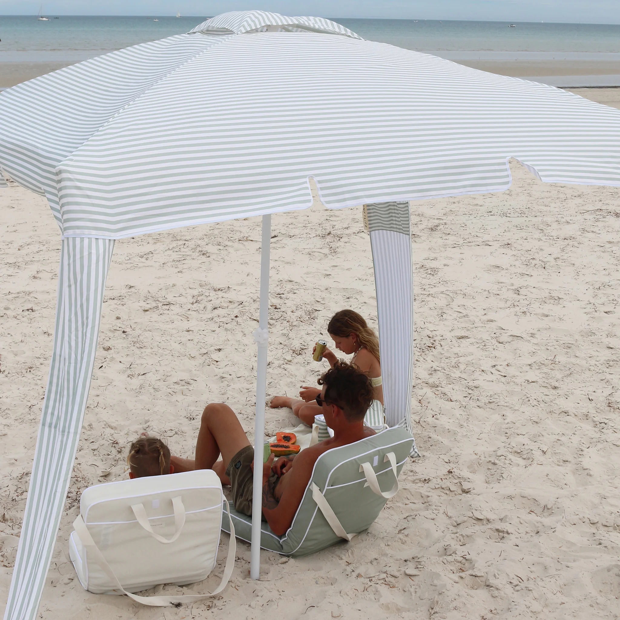 Beach Cabana - Sea Sage Stripe - Image 3