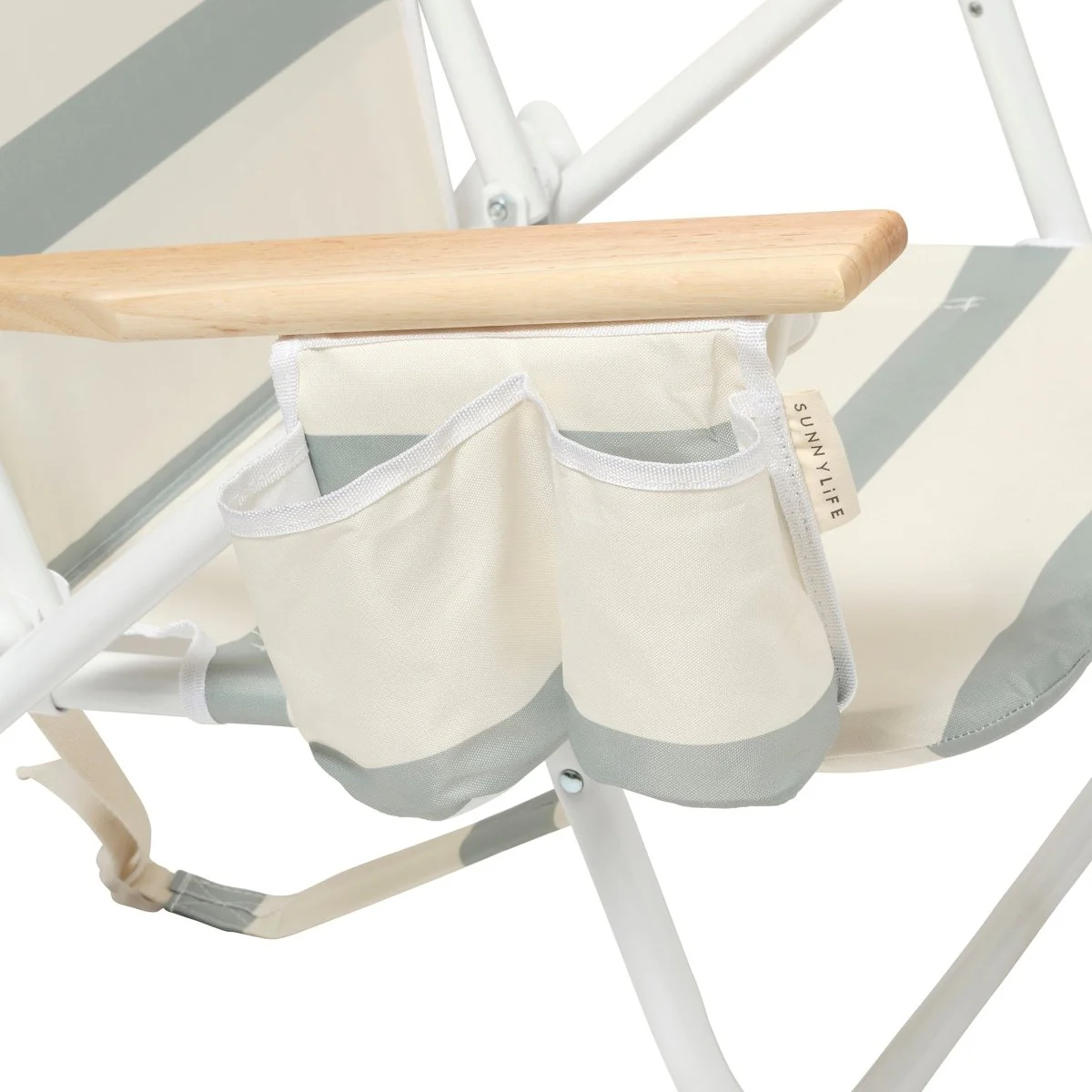 Beach Chair Deluxe - La Palma Sage Stripe - Image 9