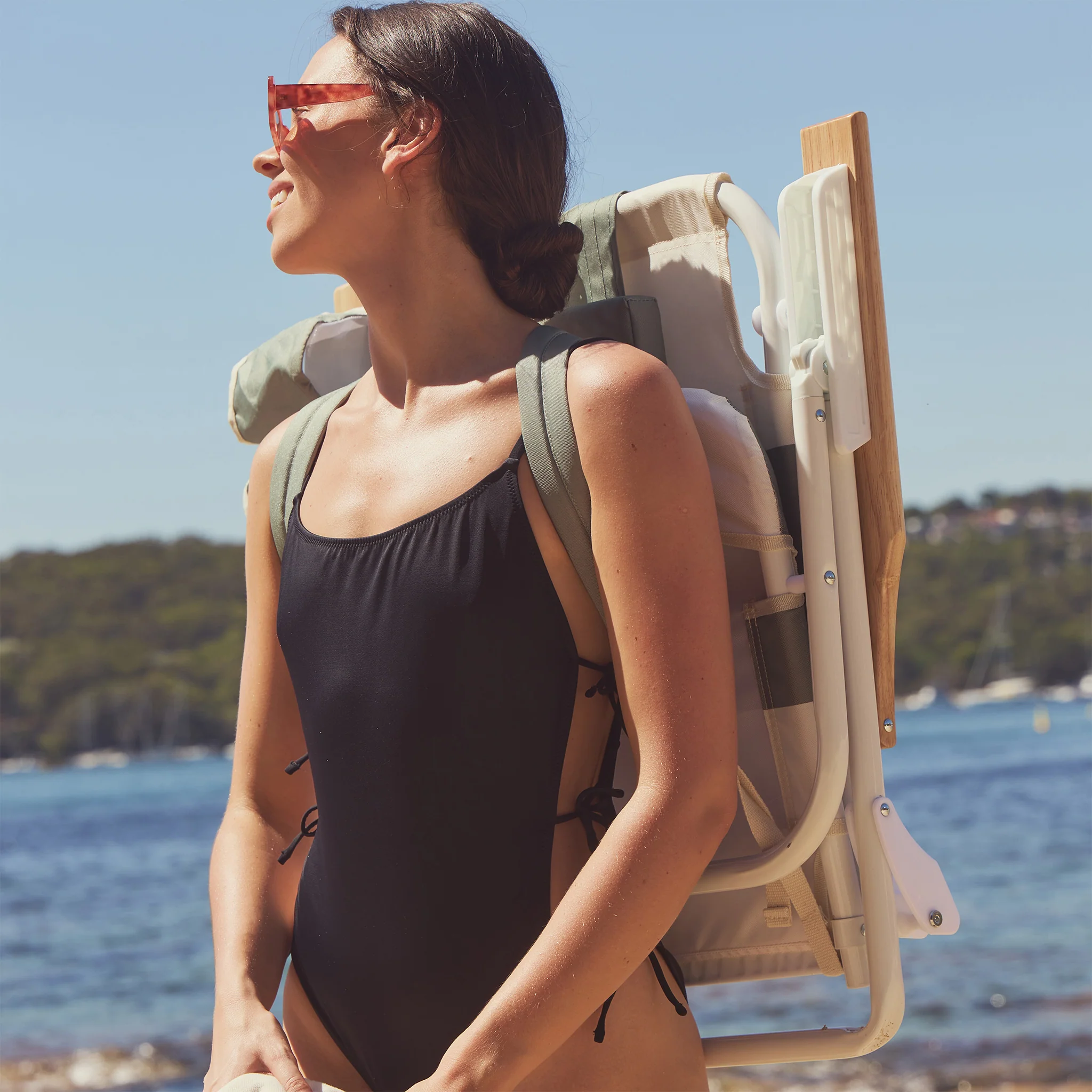 Beach Chair Deluxe - Seagrass Block - Image 4