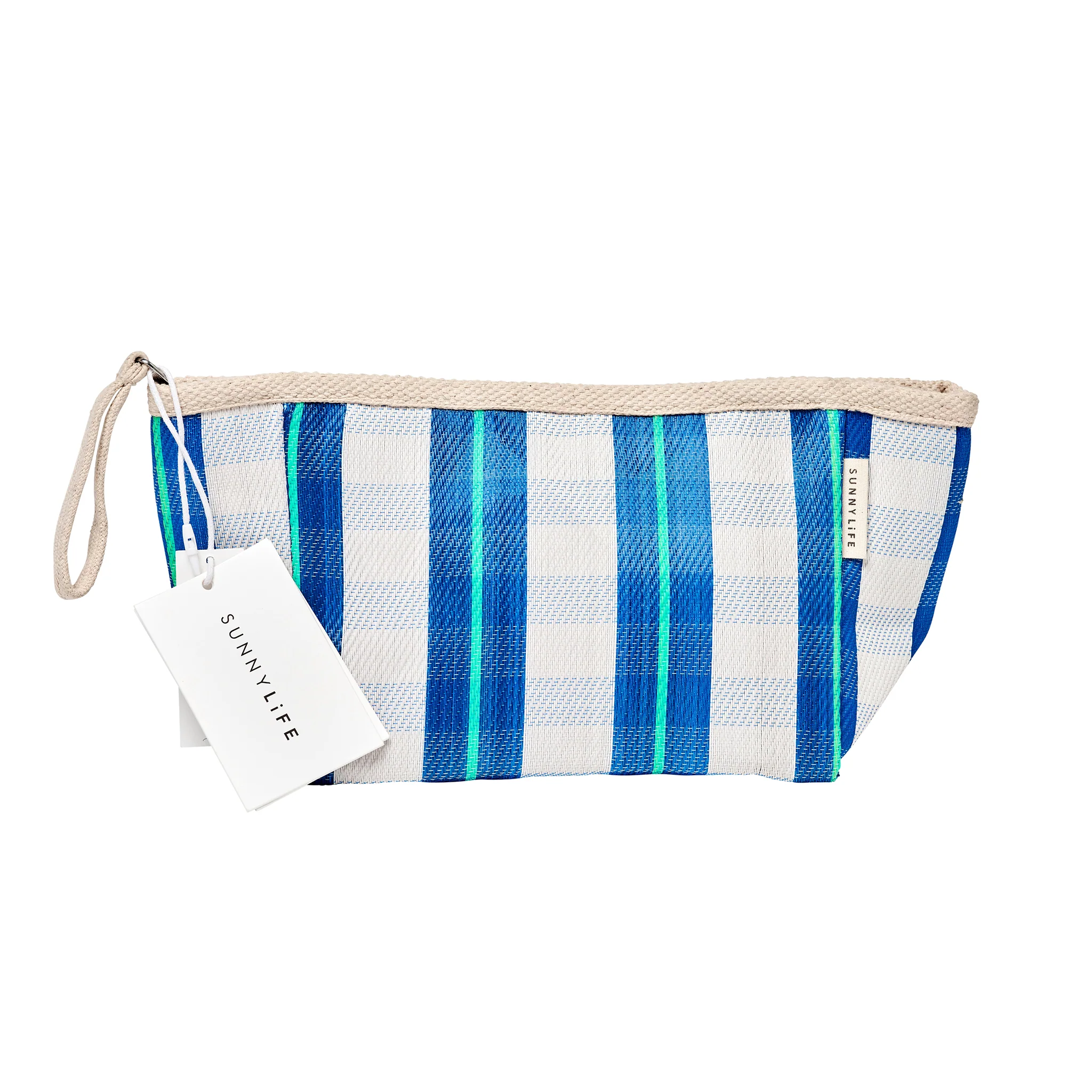 Beach Pouch - La Mer Blue Neon - Image 7