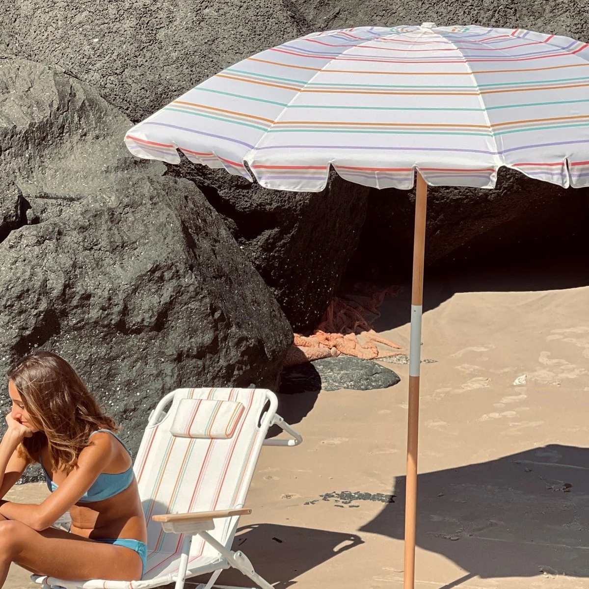 Beach Umbrella - Rio Sun Stripe - Image 3