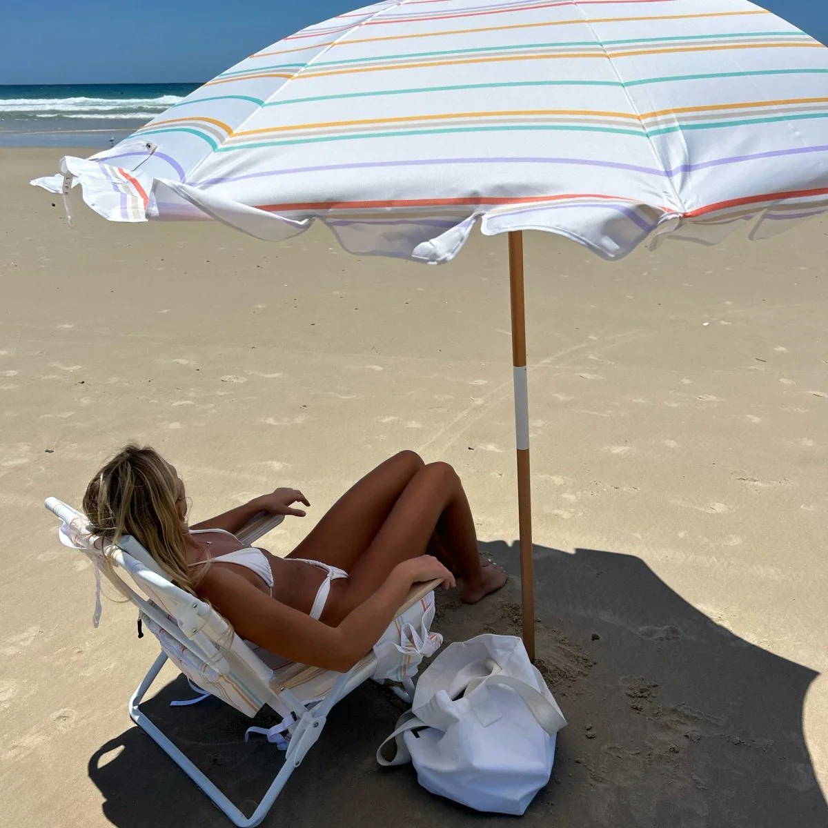 Beach Umbrella - Rio Sun Stripe - Image 5