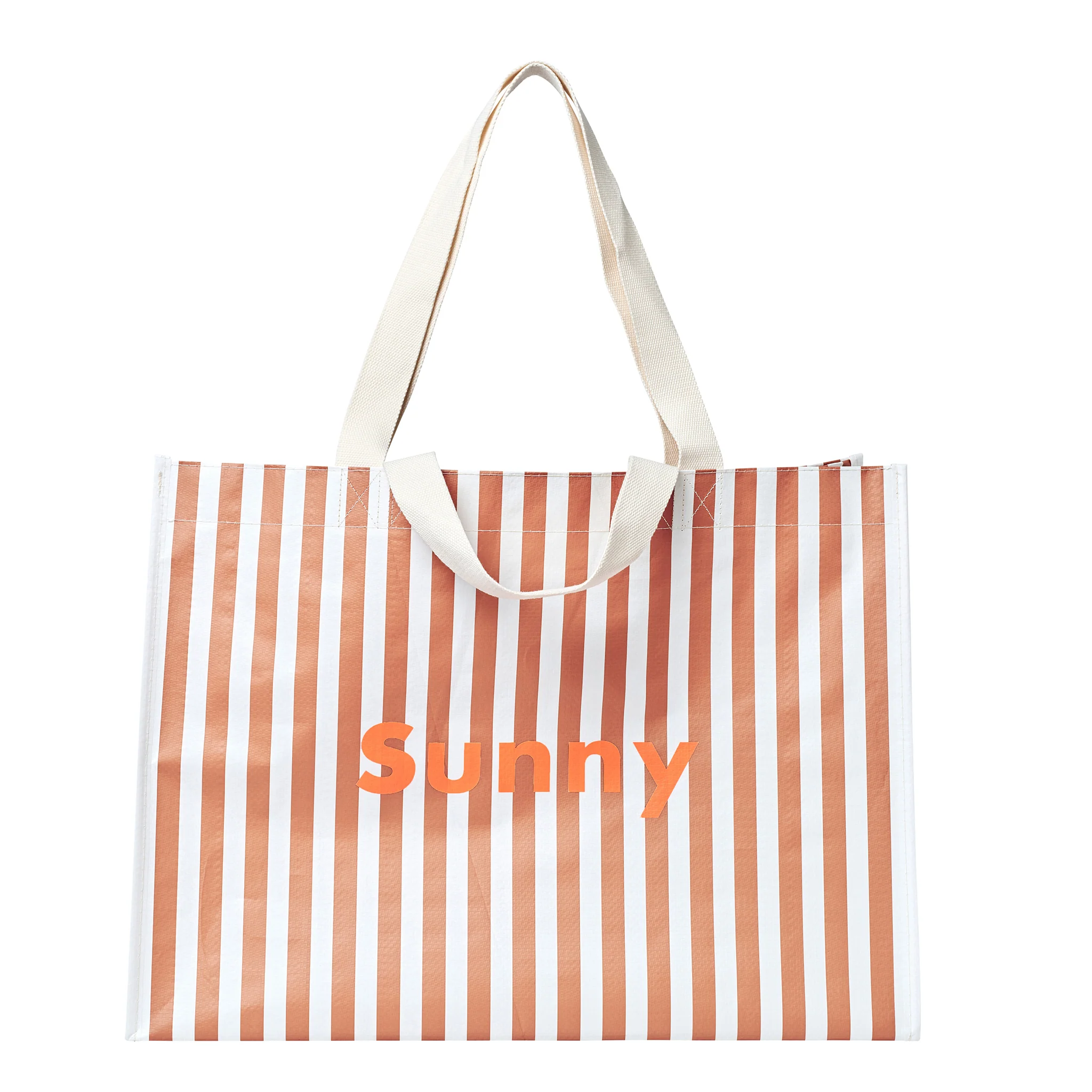 Carryall Beach Bag - Tierra Clay Stripe - Image 6