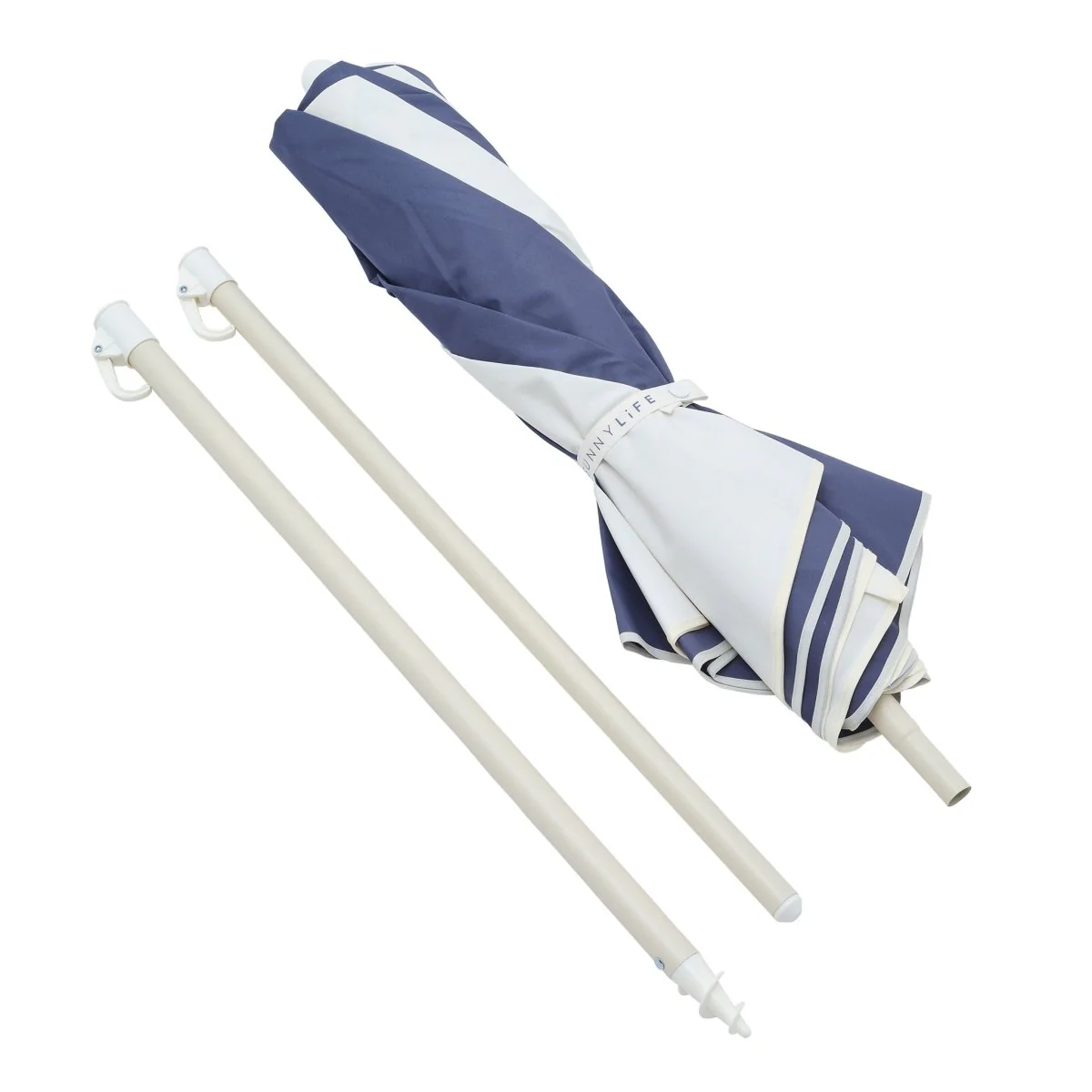 Compact Beach Umbrella - Marine Stripe - Image 8