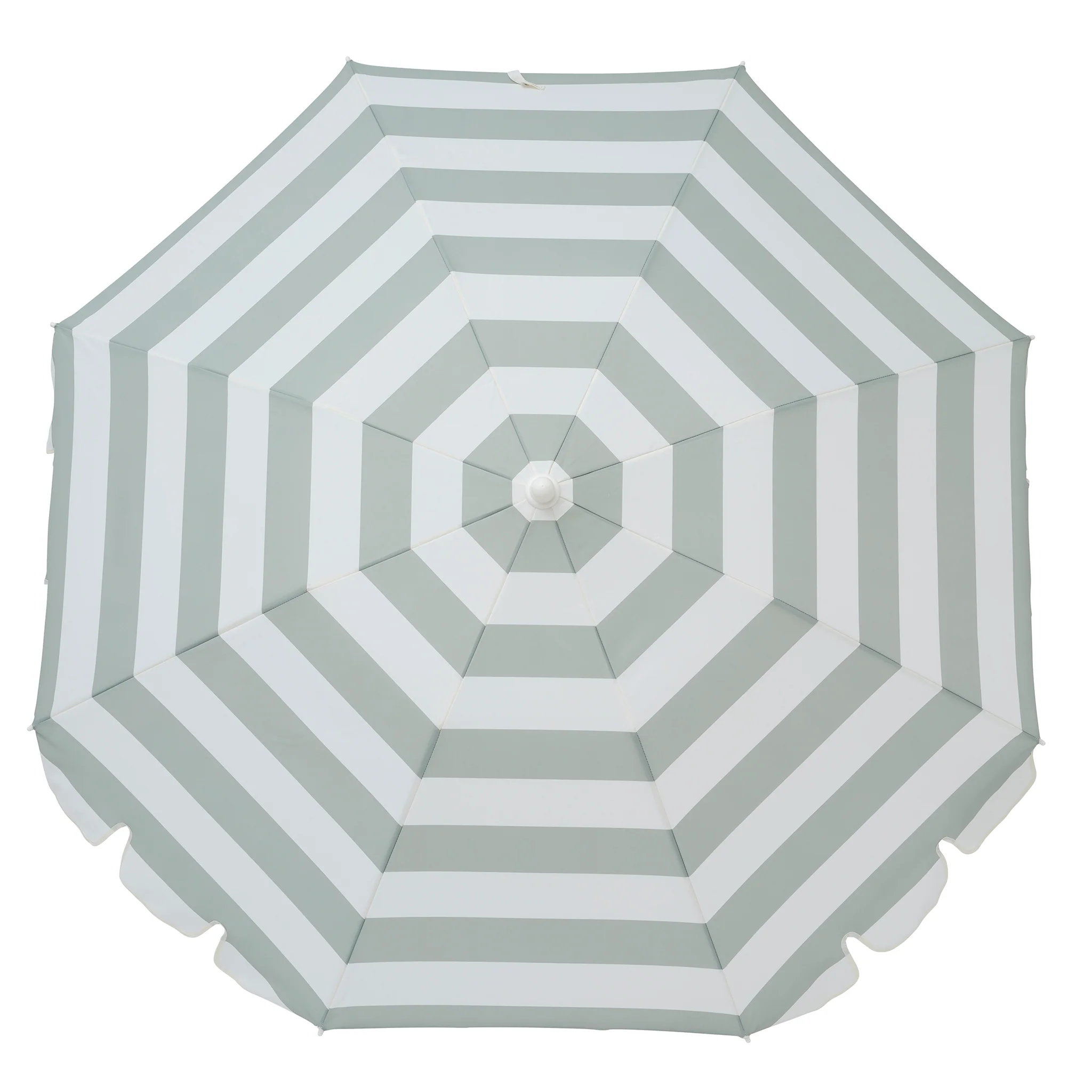 Compact Beach Umbrella - Sea Sage Stripe - Image 5