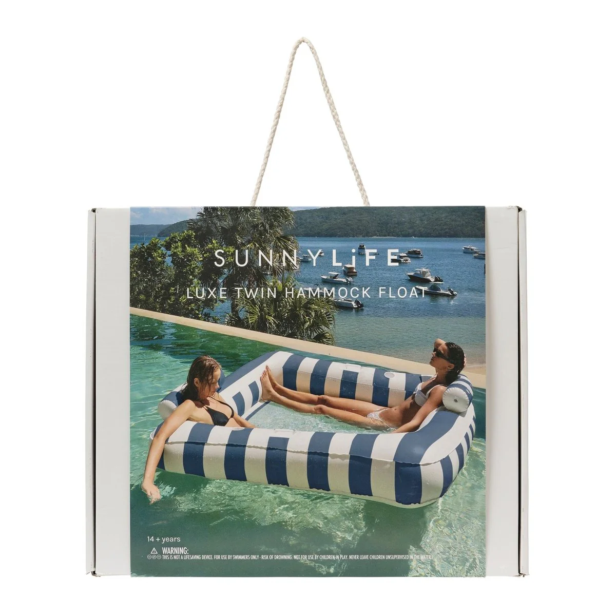 Deluxe Twin Hammock - Le Weekend Navy Stripe - Image 9