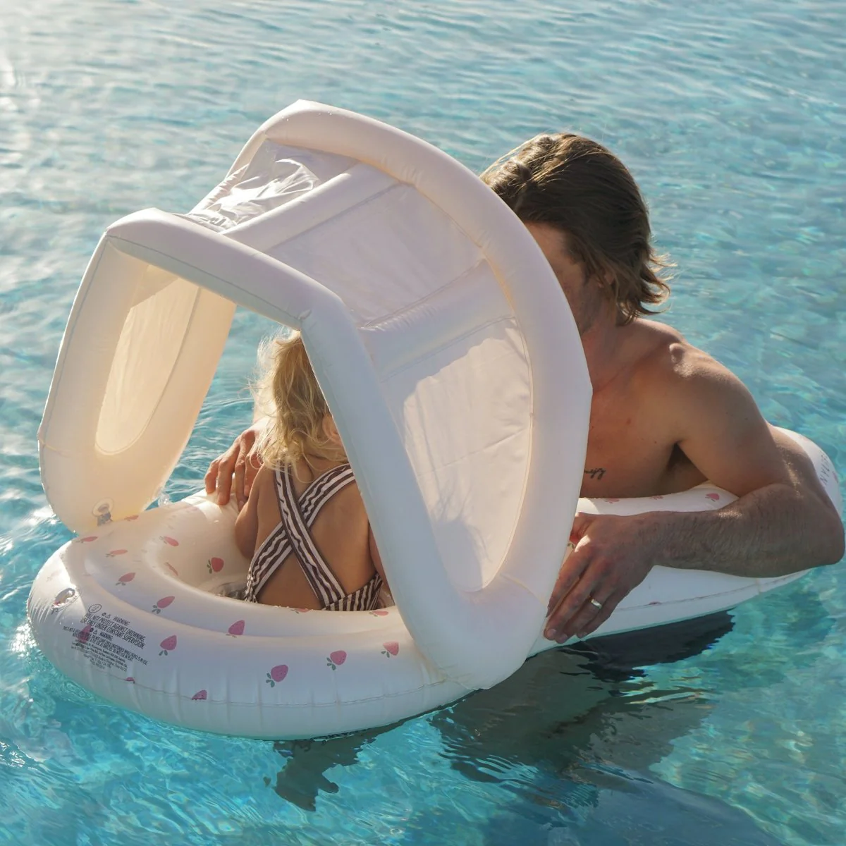 Float Together Baby Seat - Strawberry Sunshine Pink - Image 3