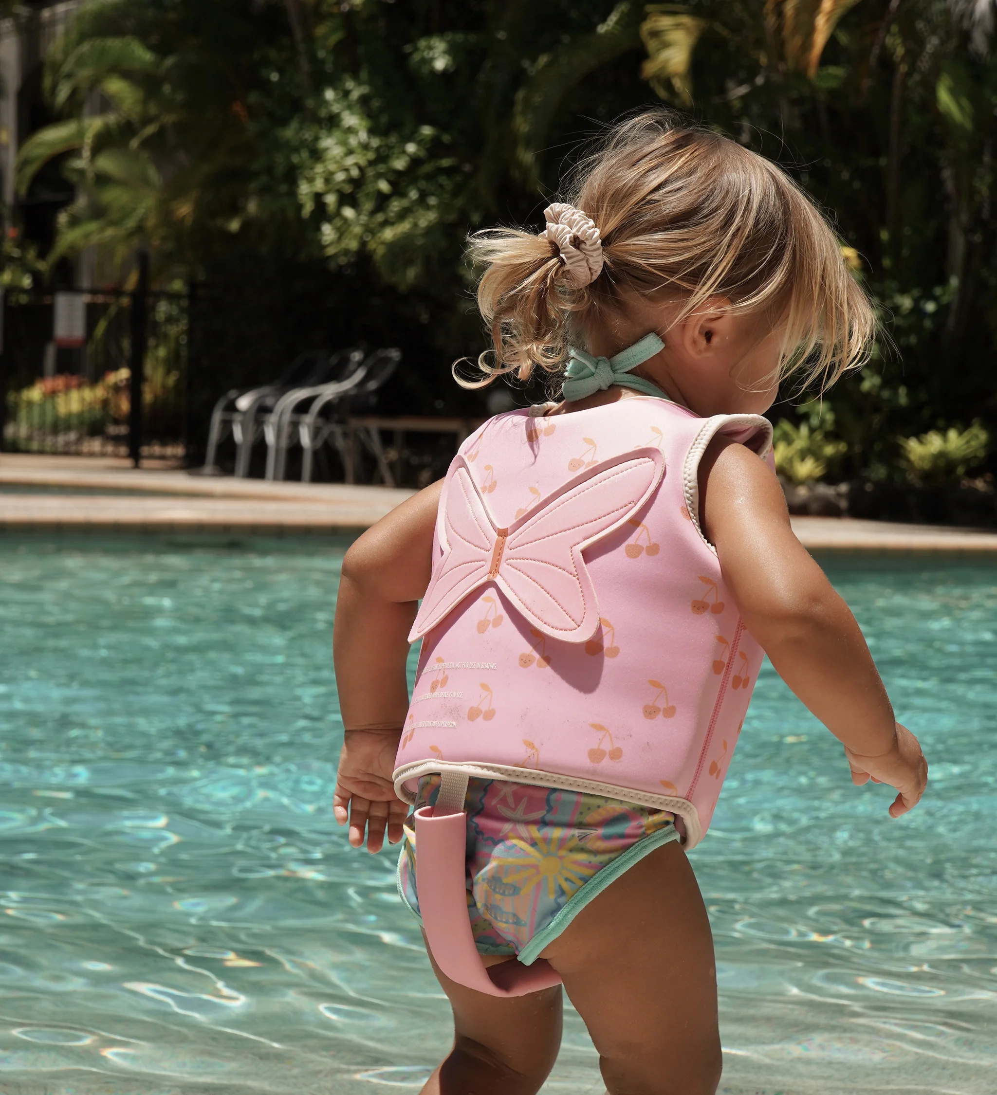 Kids Swim Vest 1-2 - Cotton Candy Pink - Image 4