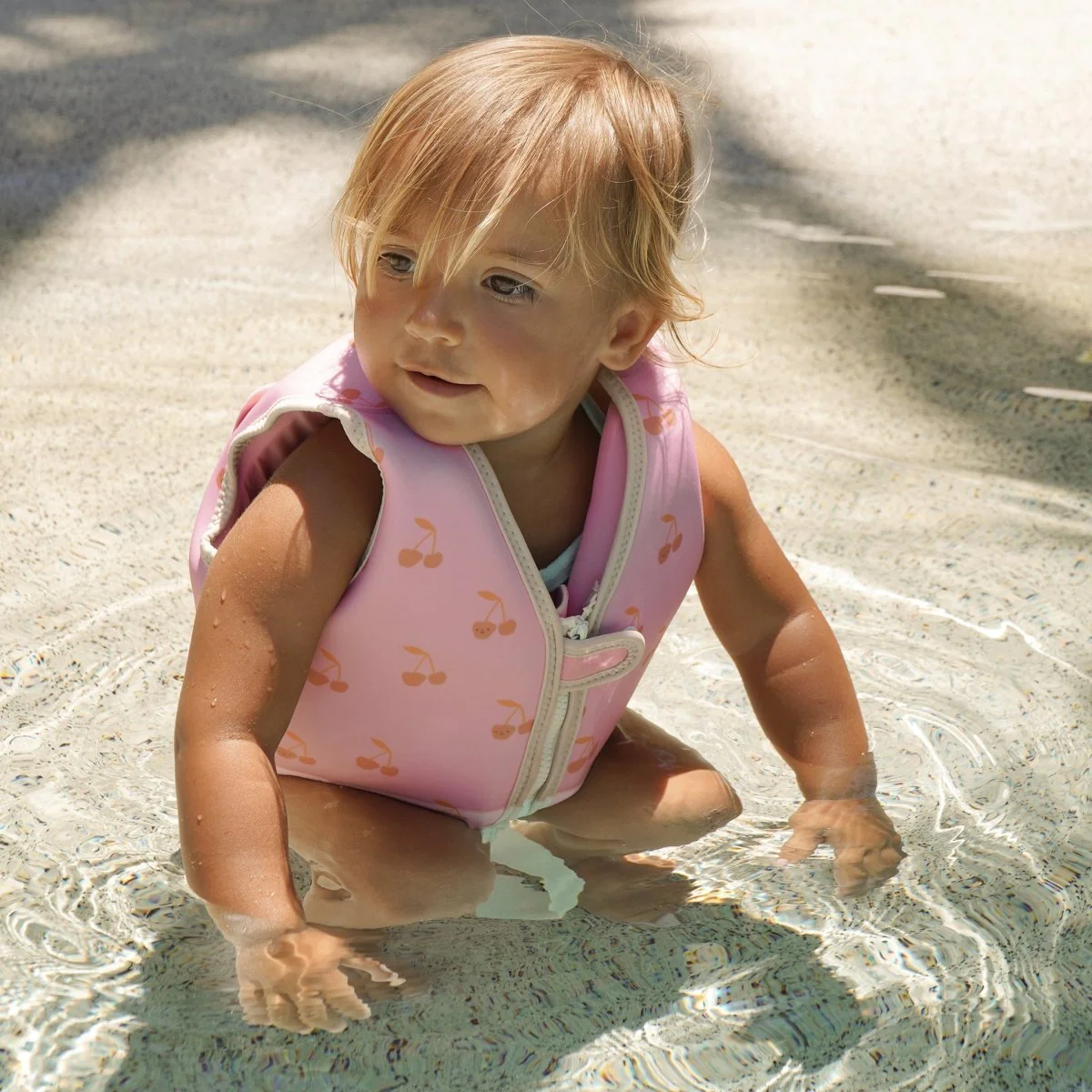Kids Swim Vest 1-2 - Cotton Candy Pink - Image 5