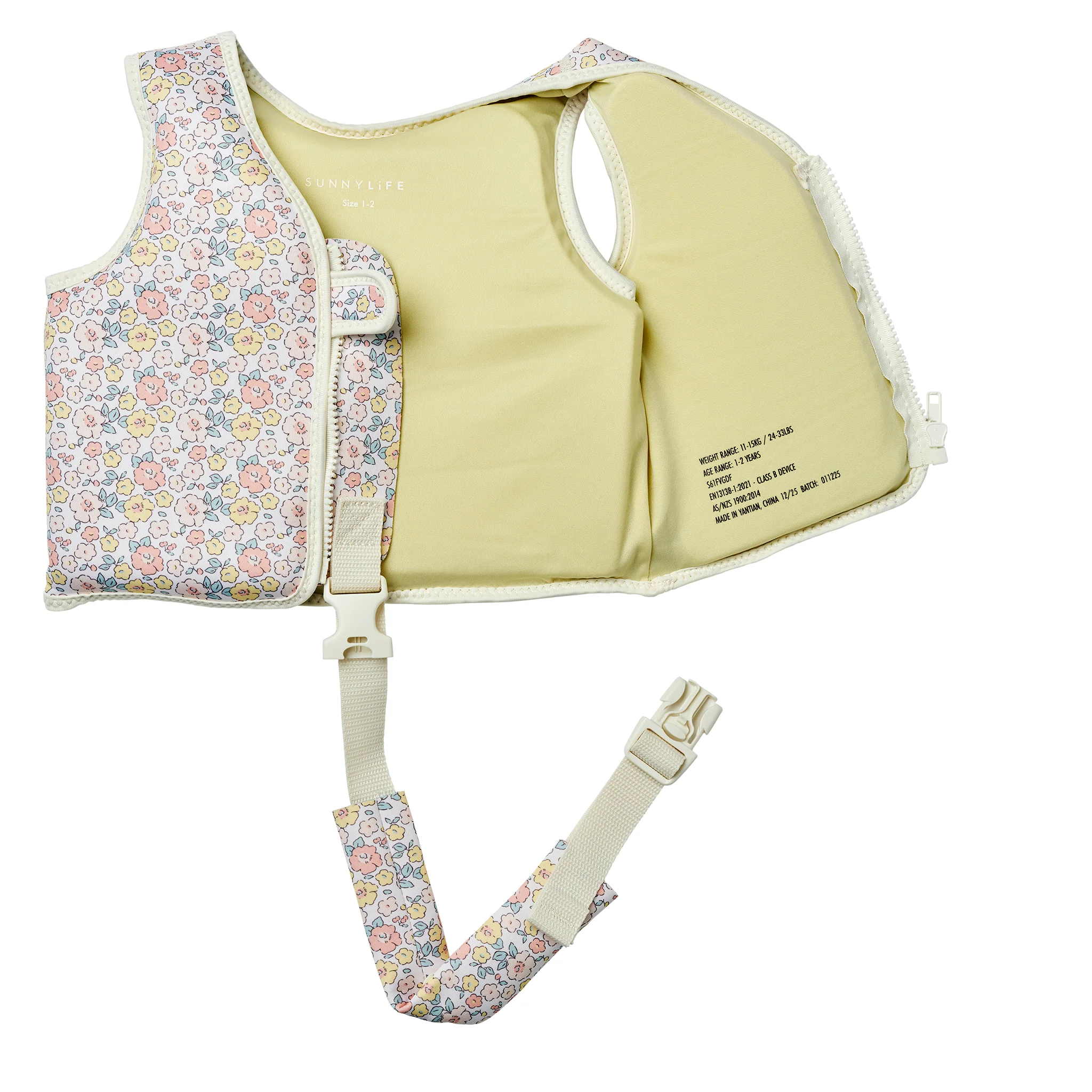 Swim Vest 1-2 - Into the Garden Ditsy Floral - Image 4