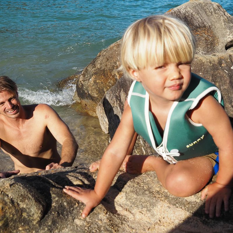 Kids Swim Vest 1-2 - Into the Jungle Green - Image 5