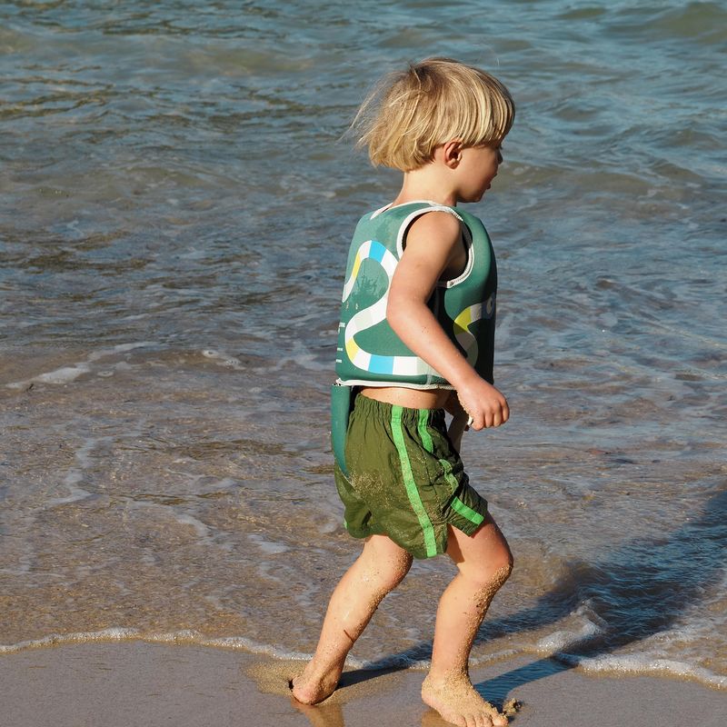 Kids Swim Vest 2-3 - Into the Jungle Green - Image 3