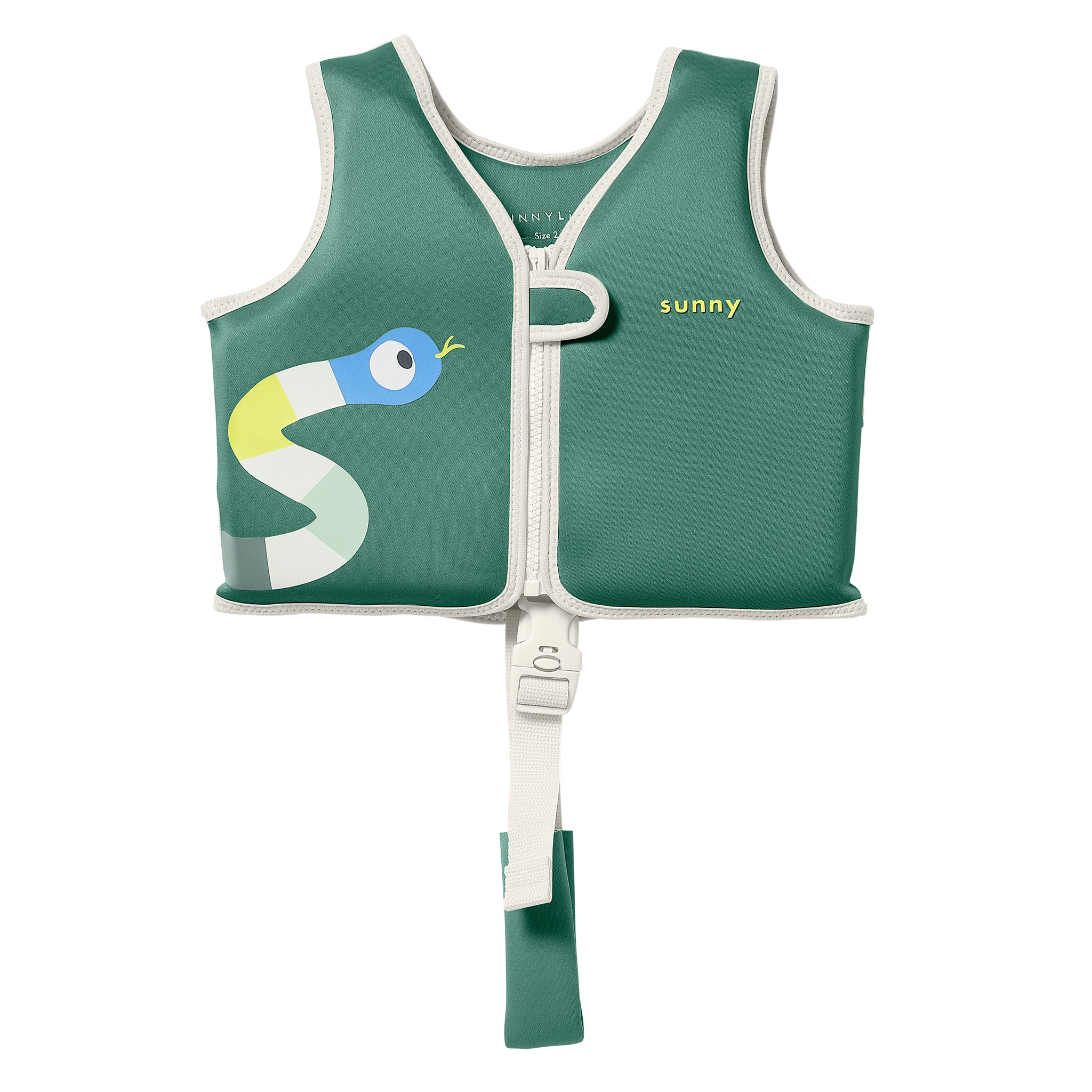 Kids Swim Vest 2-3 - Into the Jungle Green - Image 7