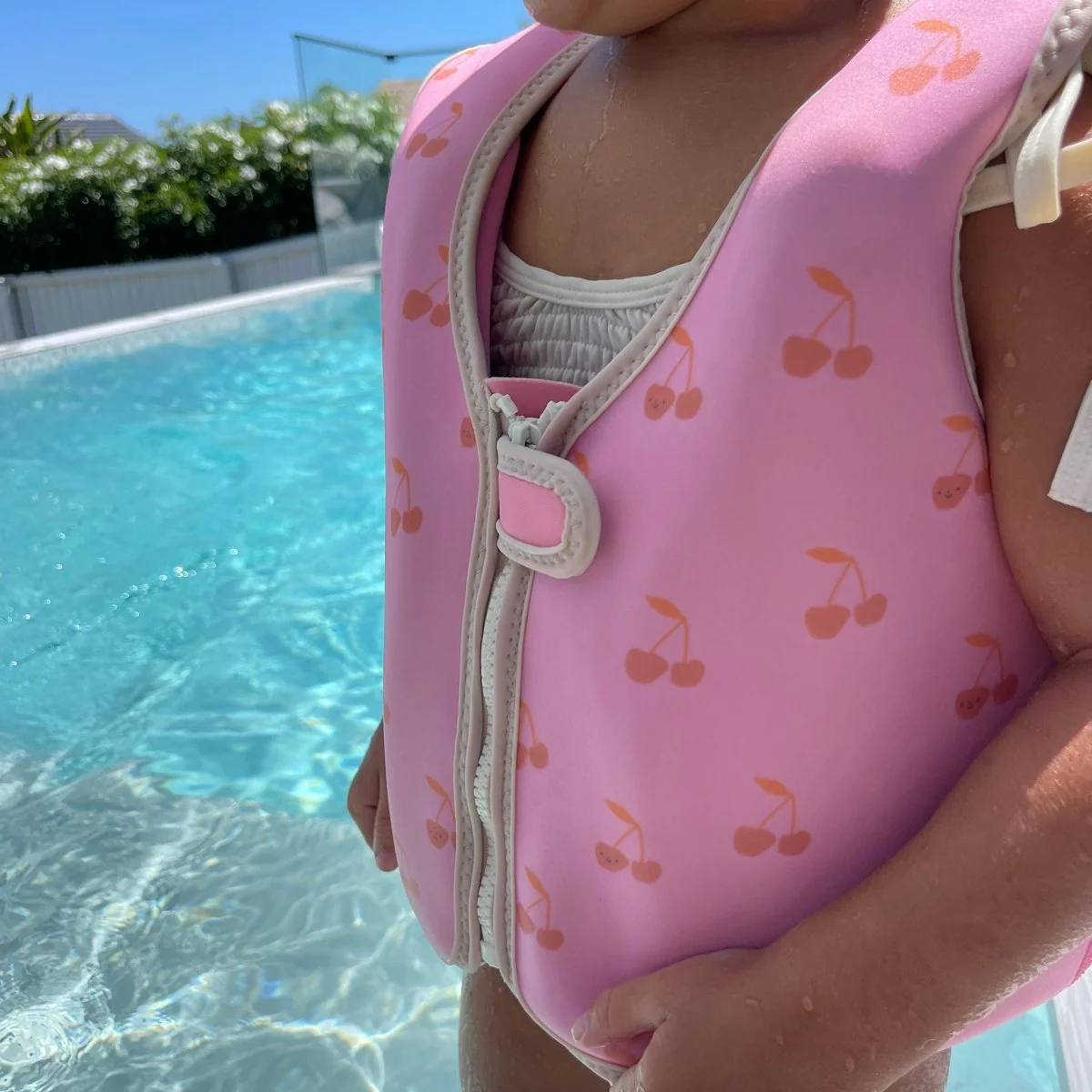 Kids Swim Vest 3-6 - Cotton Candy Pink - Image 2