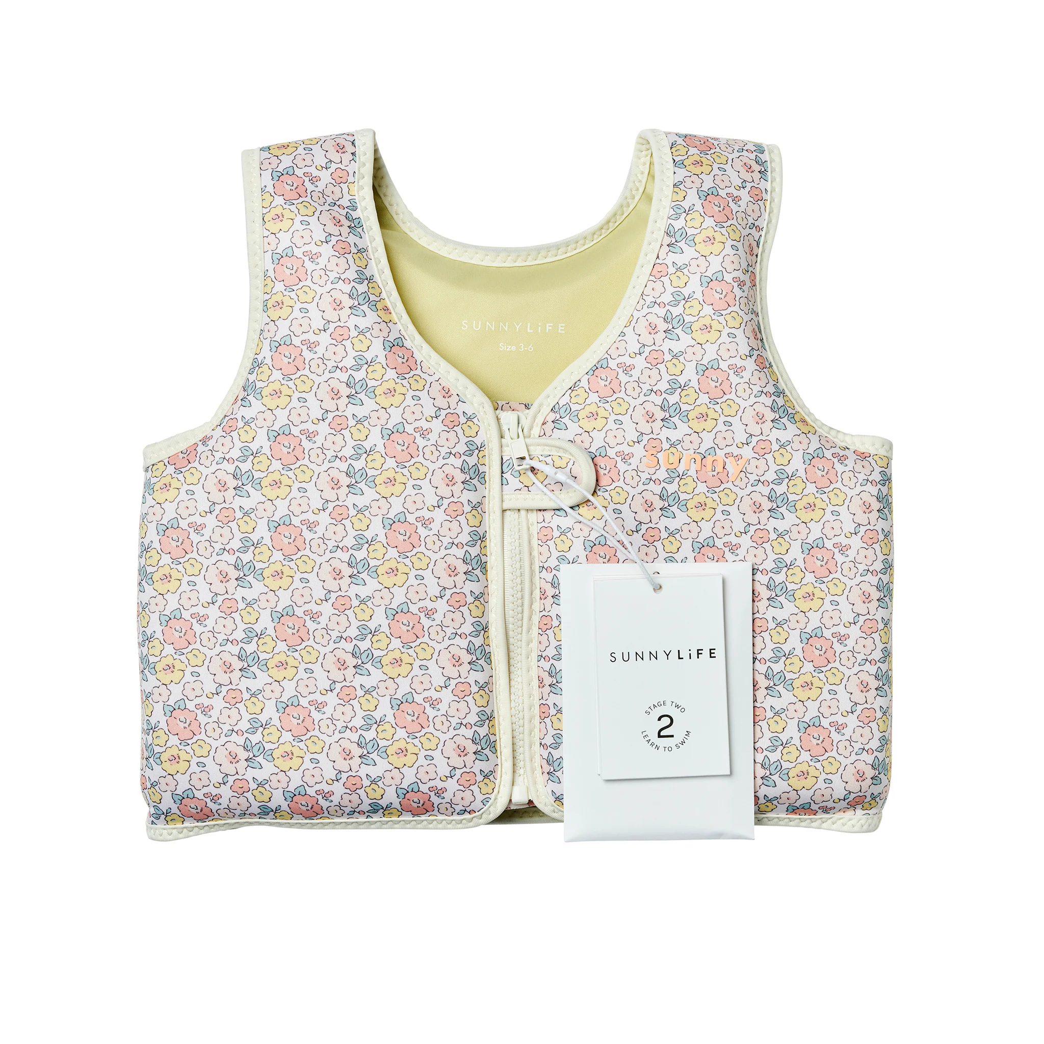 Swim Vest 3-6 - Into the Garden Ditsy Floral - Image 10