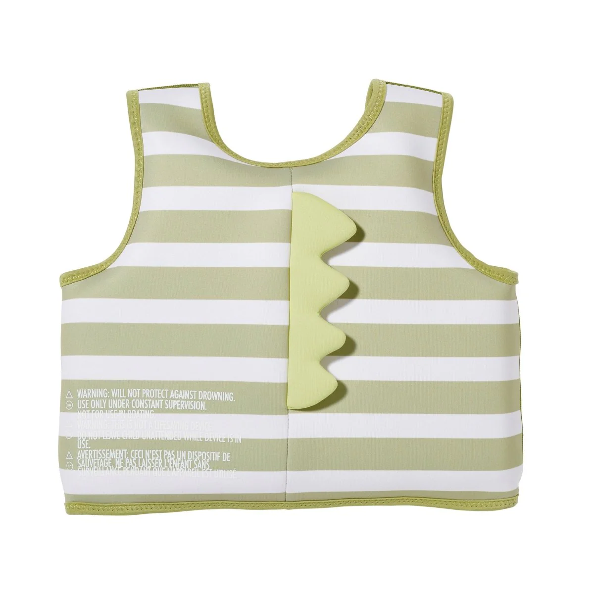 Kids Swim Vest 3-6 - Into the Wild Green Stripe - Image 5