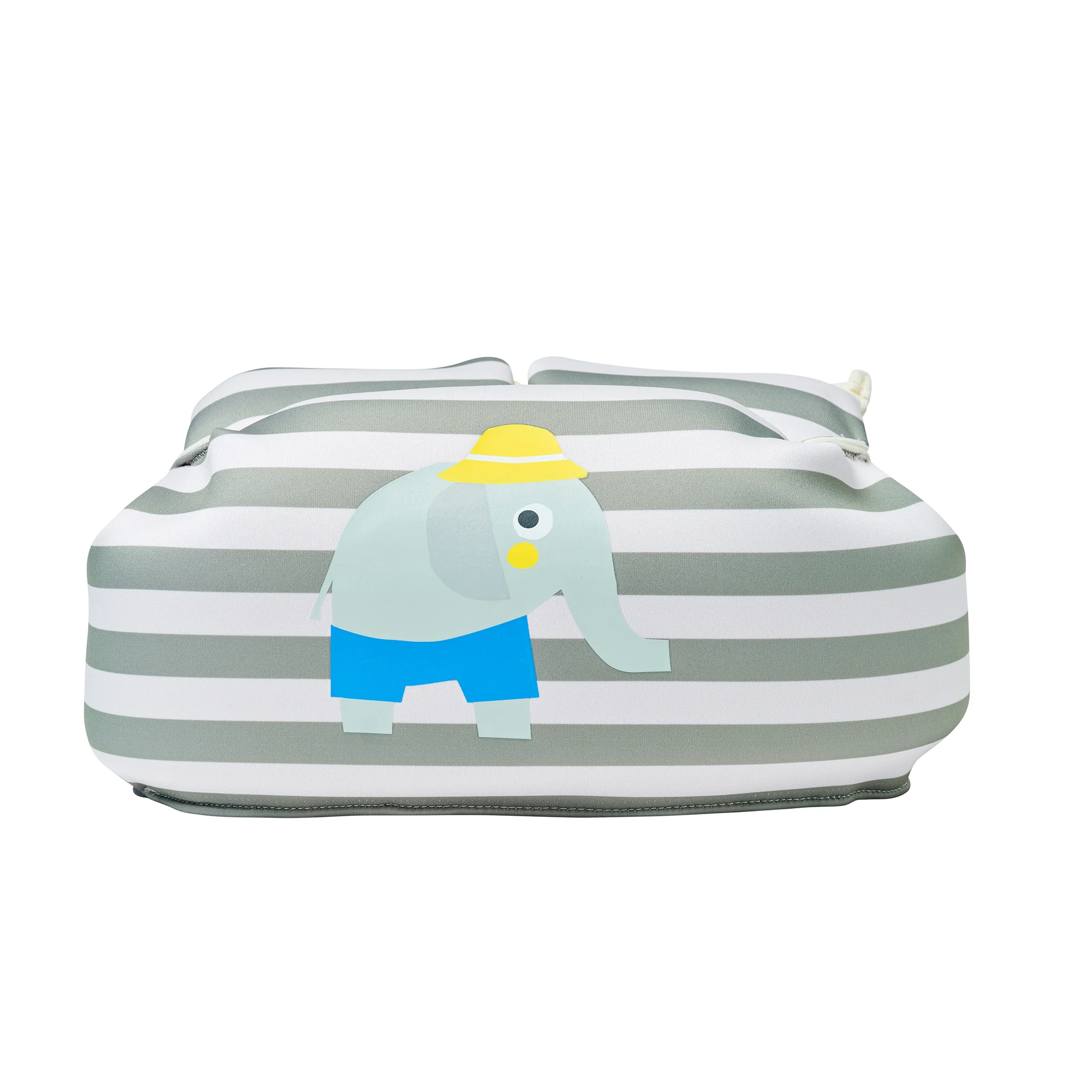 Floatie Jacket 3-6 - Eli the Elephant Green Stripe - Image 7