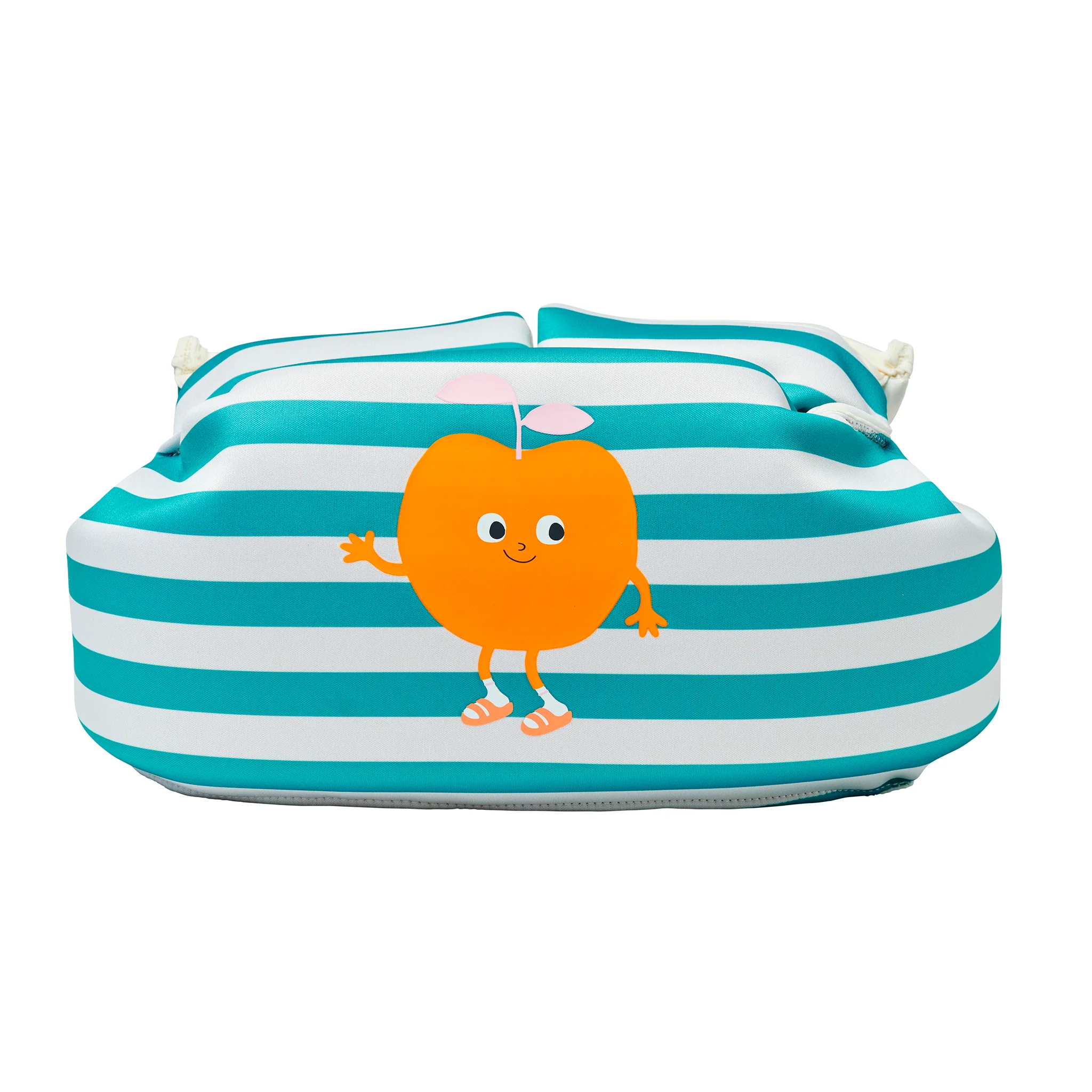 Floatie Jacket 3-6 - Poppy the Peach Green Stripe - Image 7