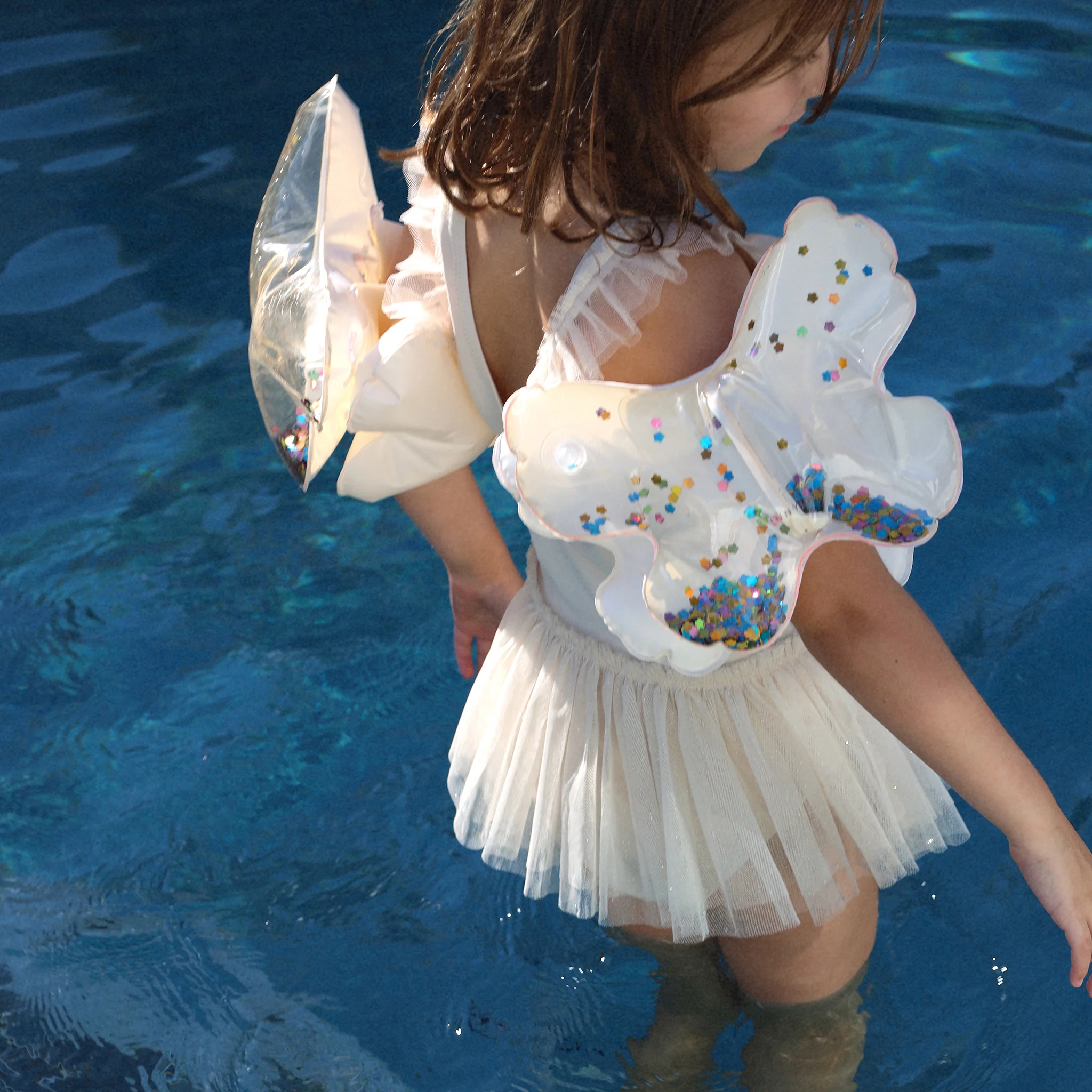 Kids Inflatable Arm Bands - Cotton Candy - Image 4