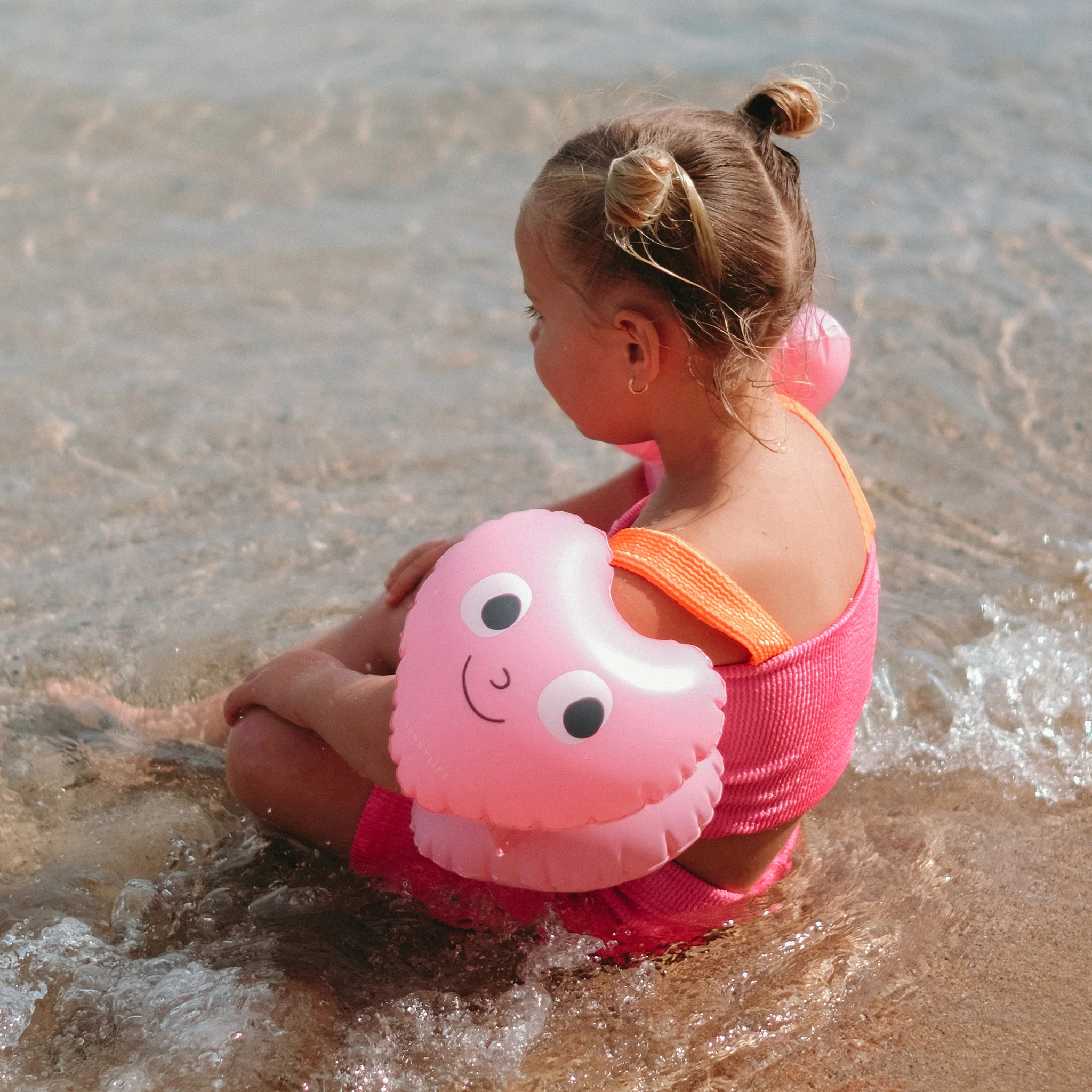 Inflatable Arm Bands - Poppy the Peach Pink - Image 3
