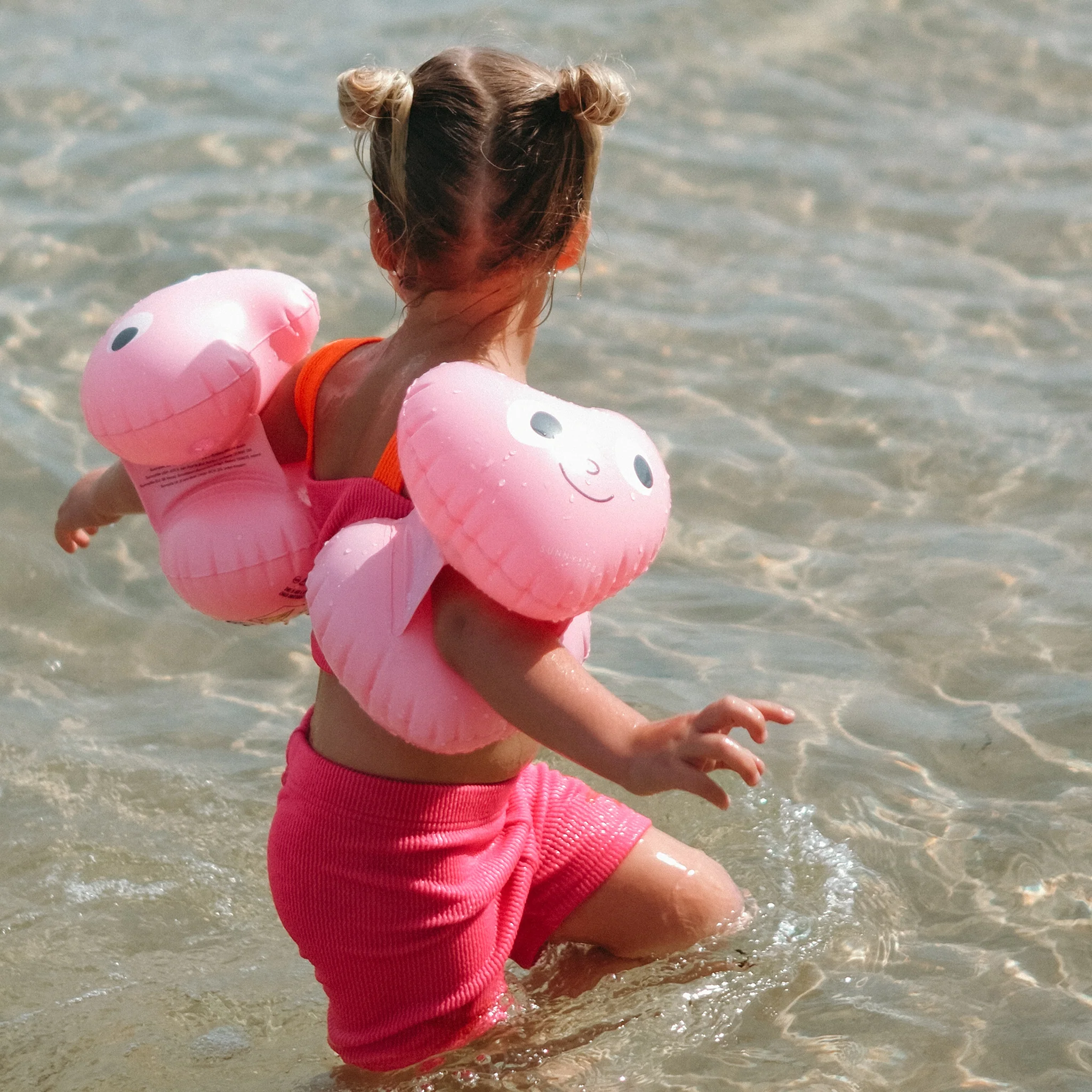 Inflatable Arm Bands - Poppy the Peach Pink - Image 4