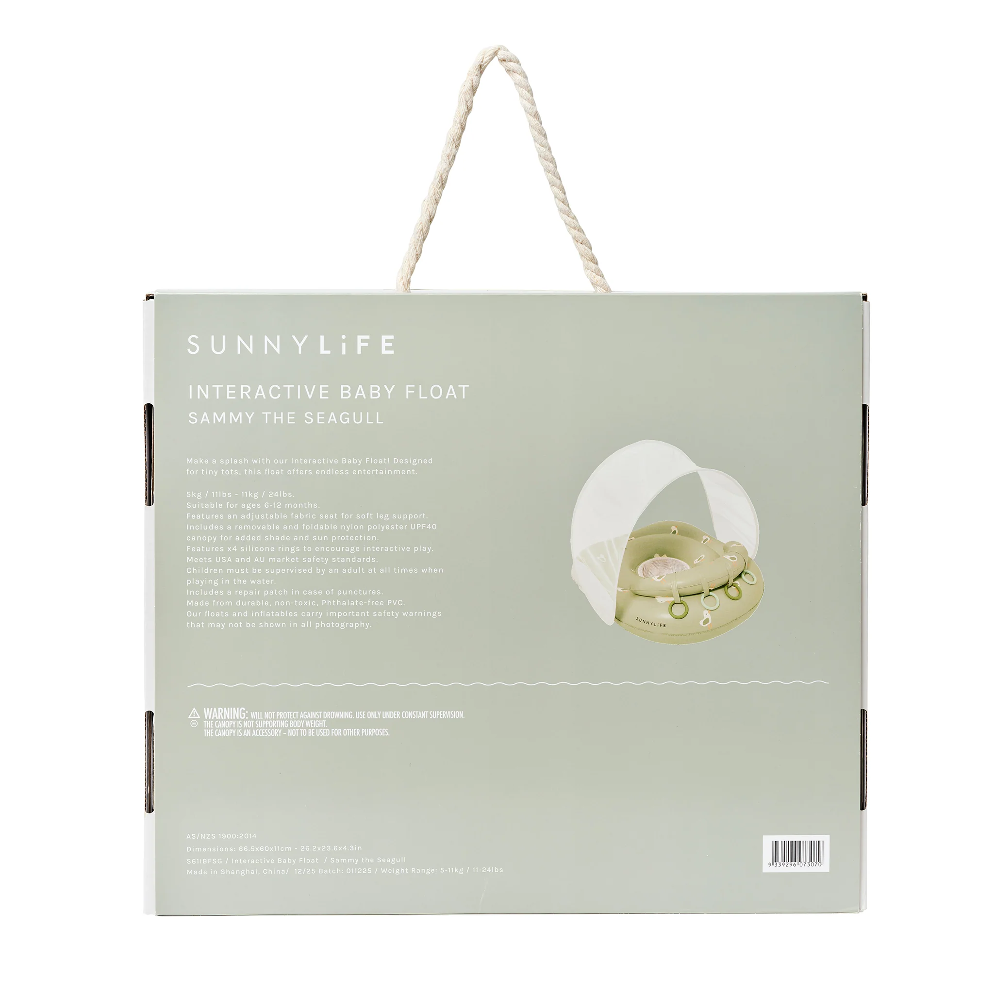 Interactive Baby Float - Sammy the Seagull Green - Image 12