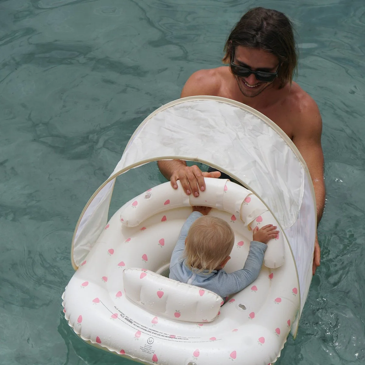 Interactive Baby Float - Strawberry Sunshine Pink - Image 3