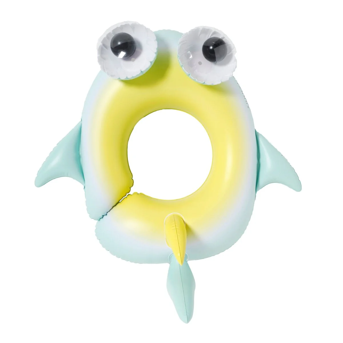 Kids Tube Pool Ring - Salty the Shark Blue - Image 7