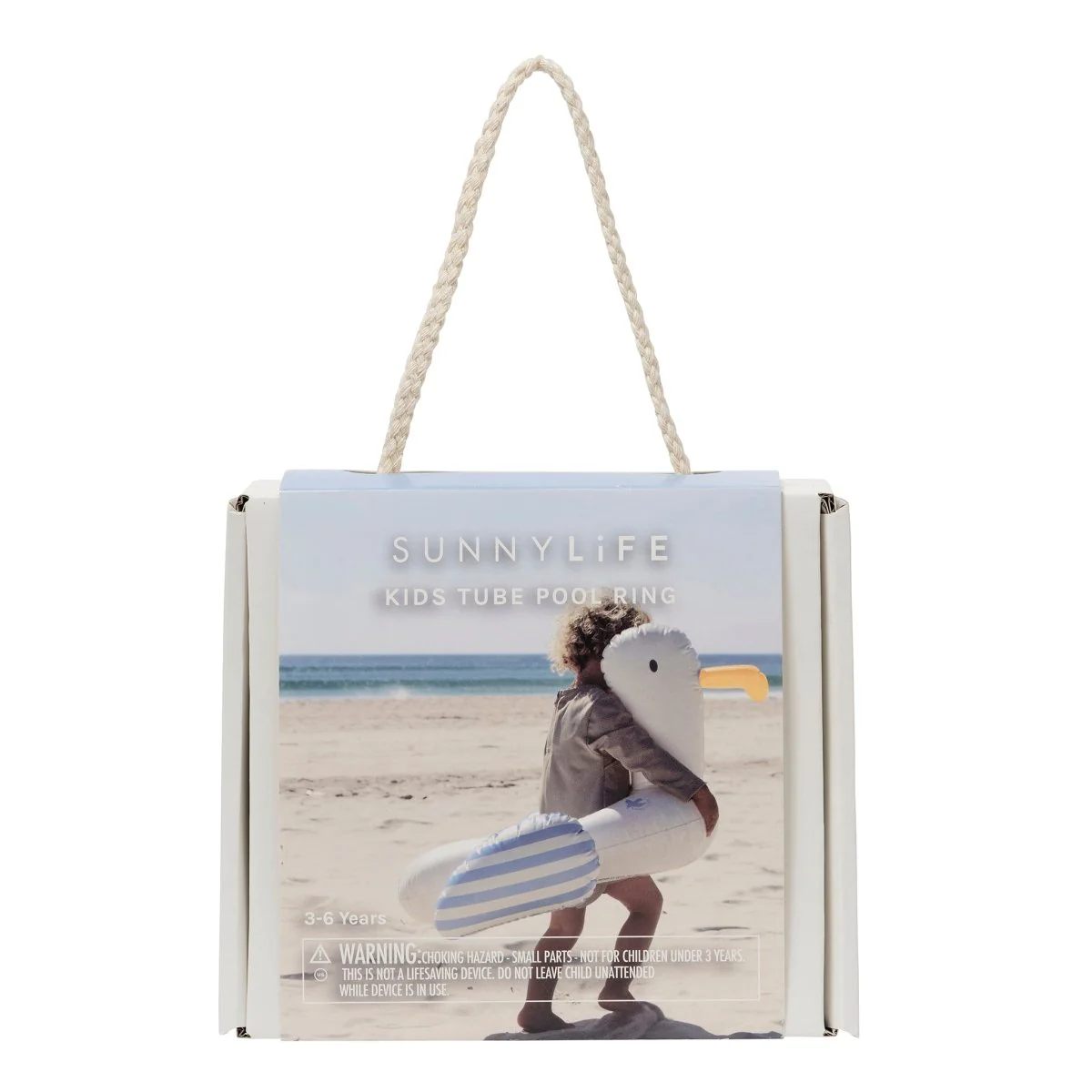 Kids Tube Pool Ring - Sammy the Seagull Blue - Image 9