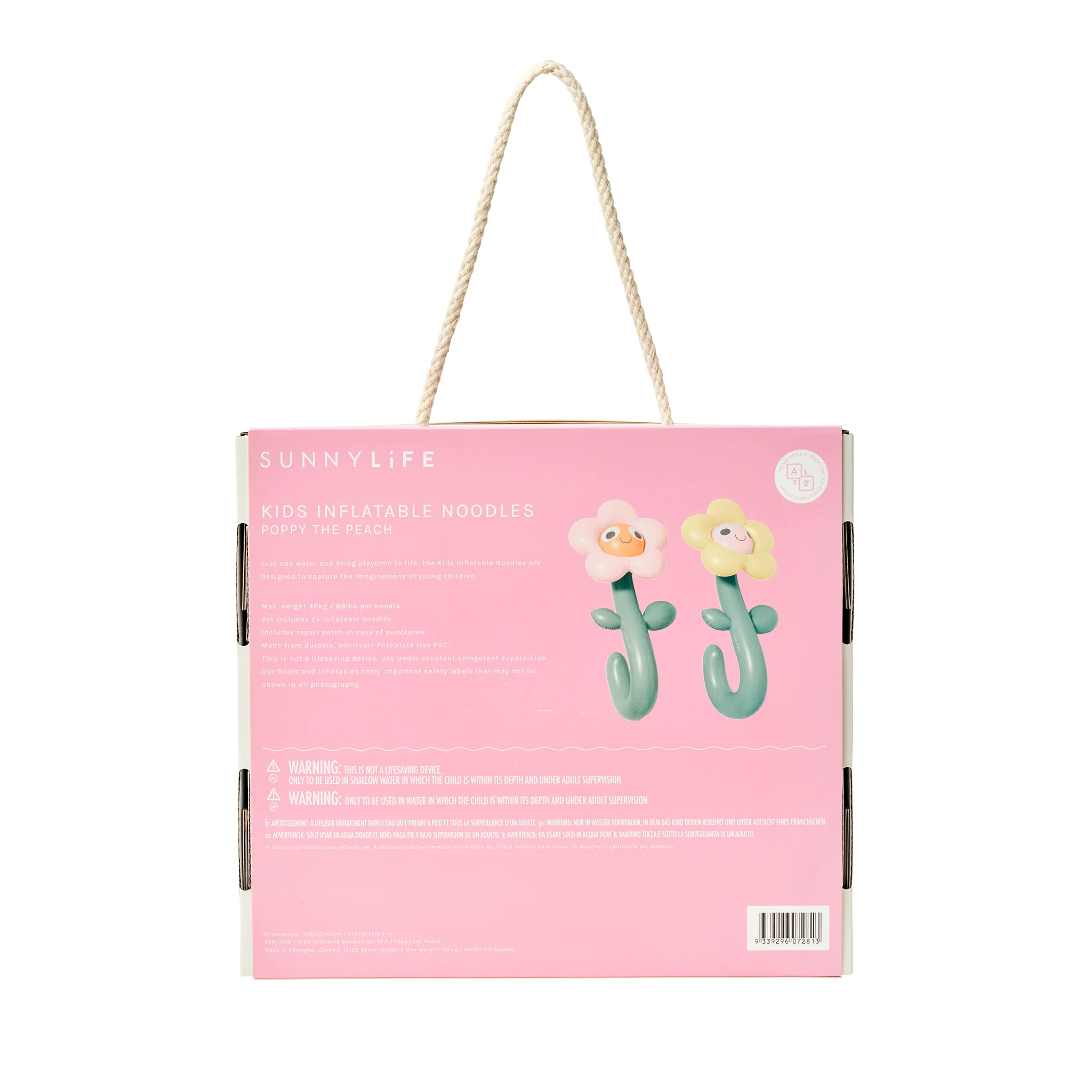 Kids Inflatable Noodle - Poppy the Peach Multi - Image 12