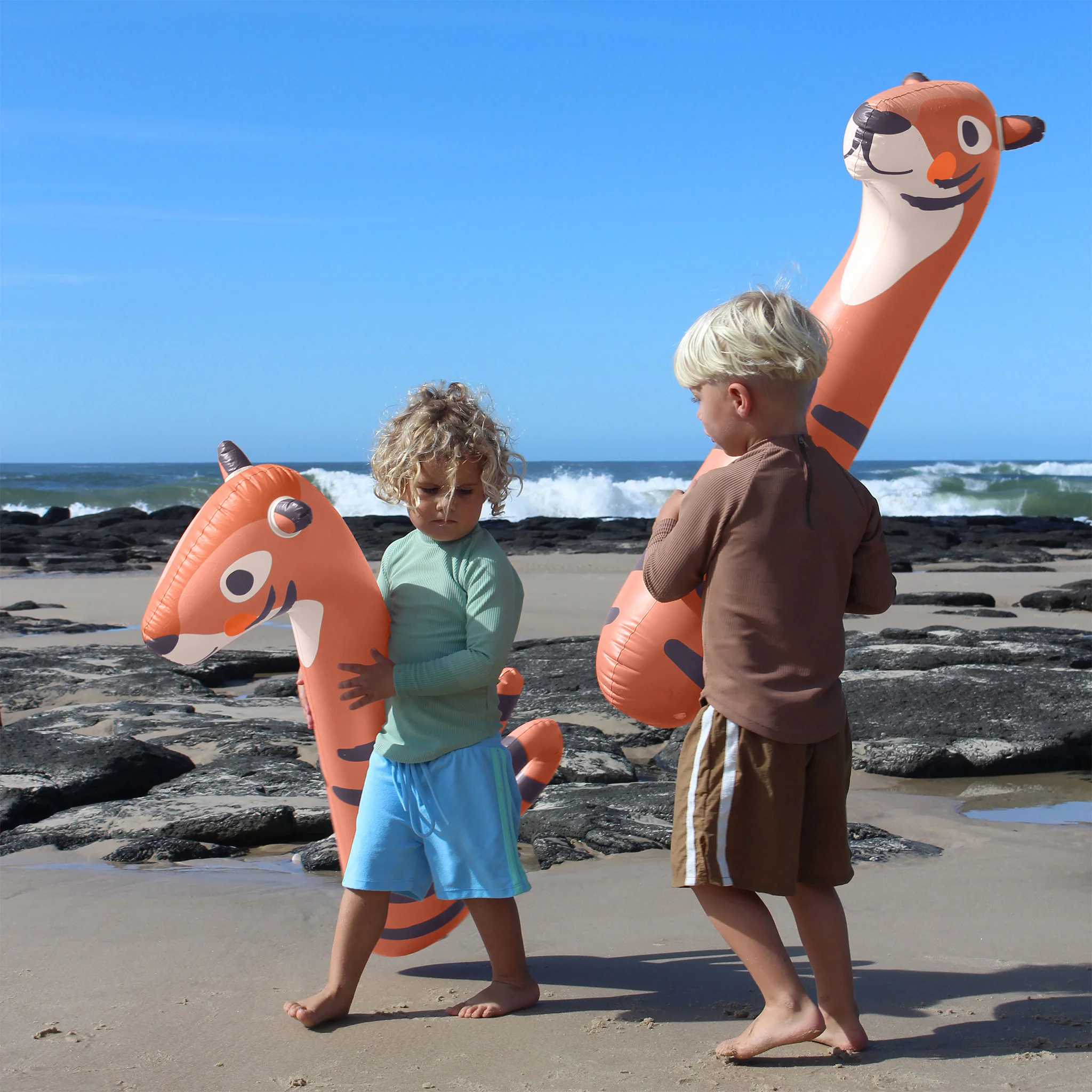 Kids Inflatable Noodle - Tino the Tiger Clay - Image 6