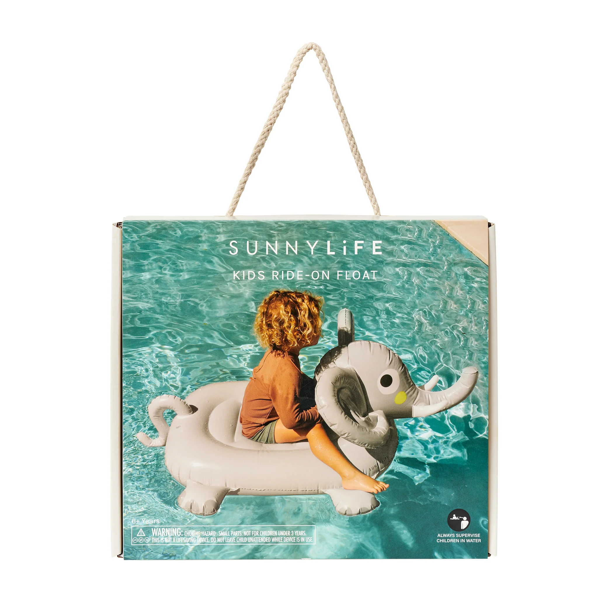 Kids Ride-On Float - Eli the Elephant Grey - Image 11