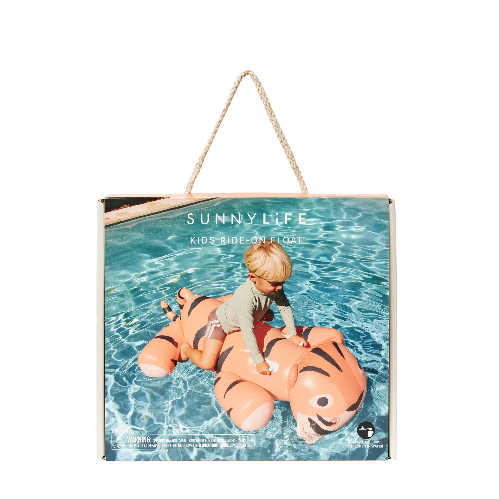 Kids Ride-On Float - Tino the Tiger Clay - Image 10
