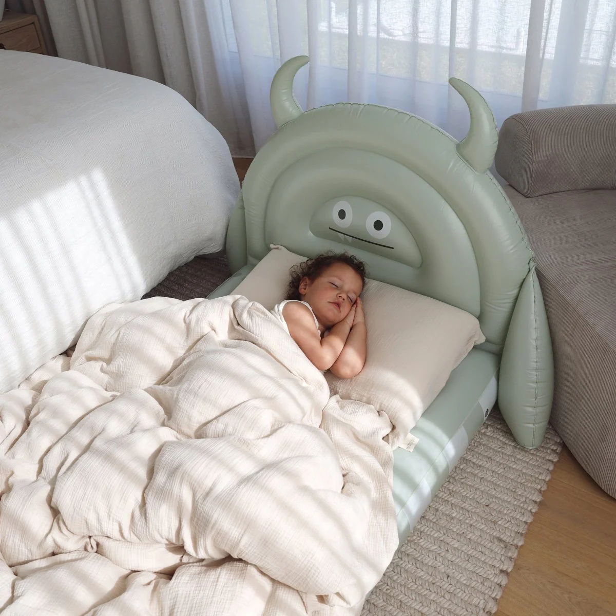Kids Air Mattress - Monster Green - Image 6