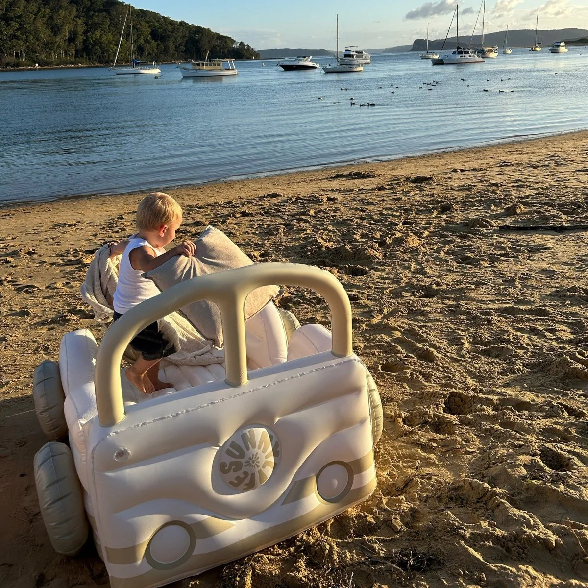 Kids Air Mattress - Summer Van Sand - Image 9