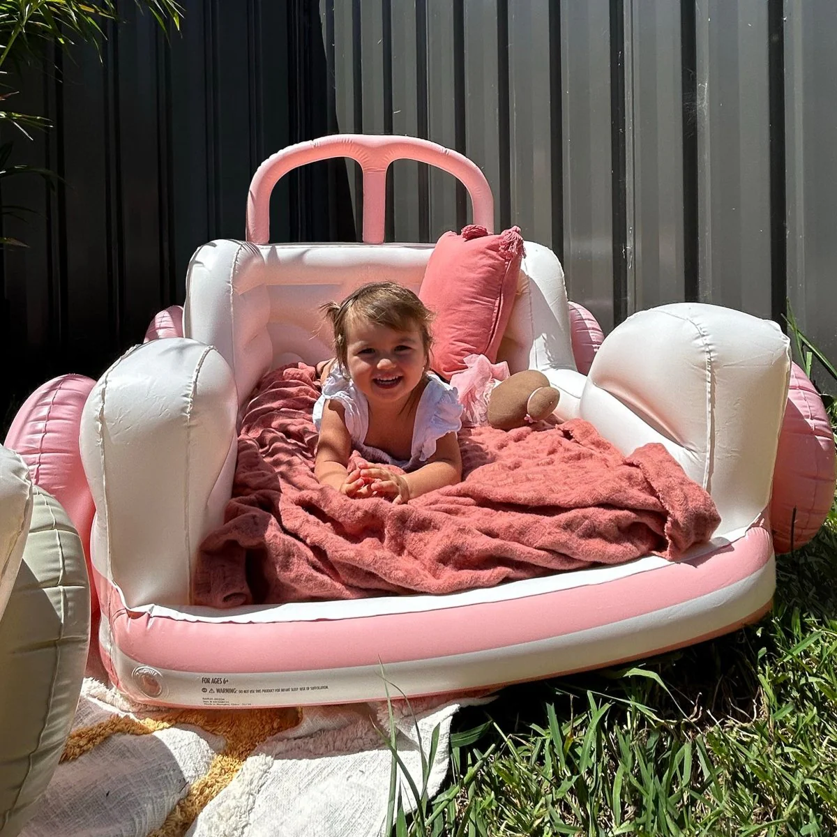 Kids Air Mattress - Summer Van Pink - Image 13