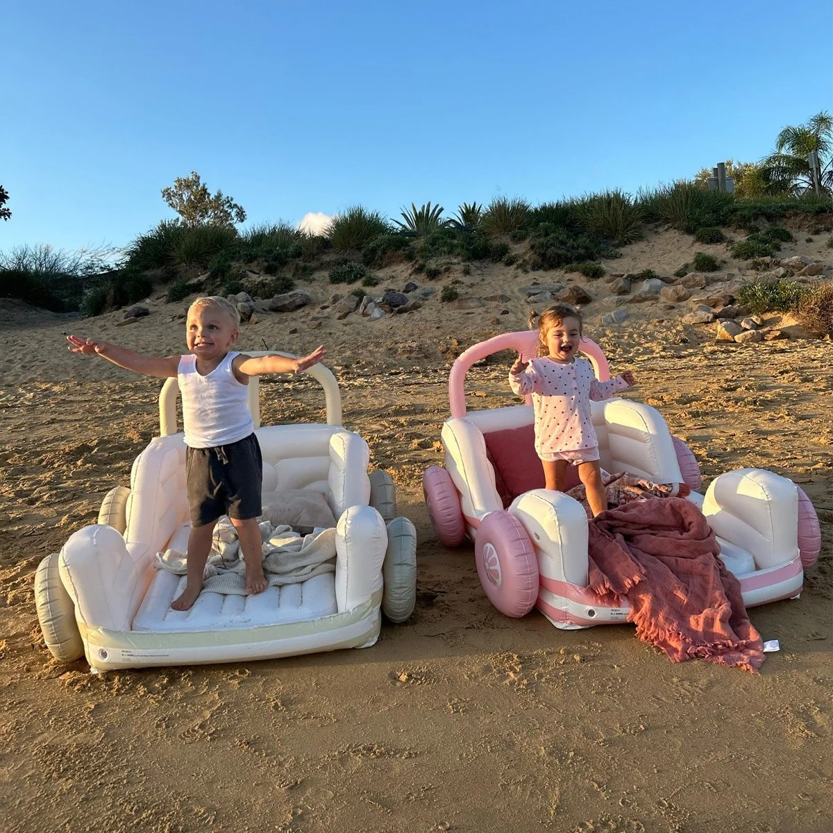 Kids Air Mattress - Summer Van Pink - Image 14