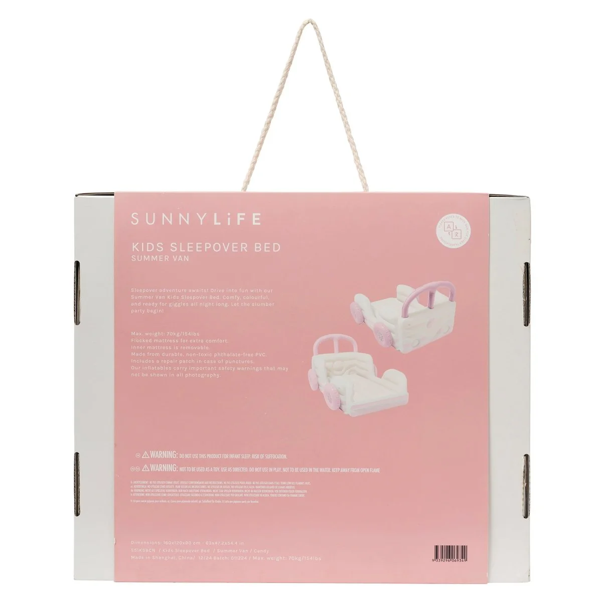 Kids Air Mattress - Summer Van Pink - Image 22