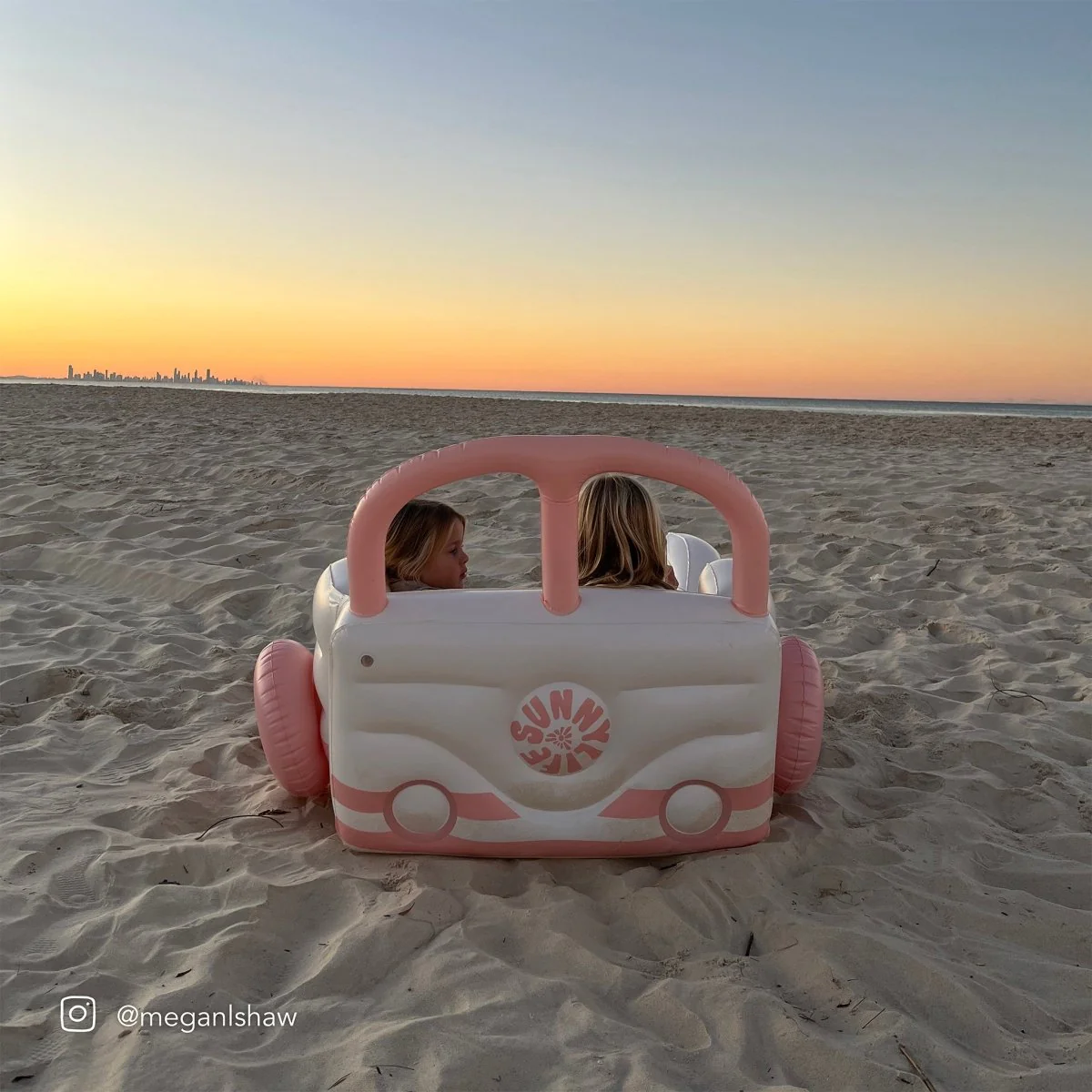 Kids Air Mattress - Summer Van Pink - Image 5