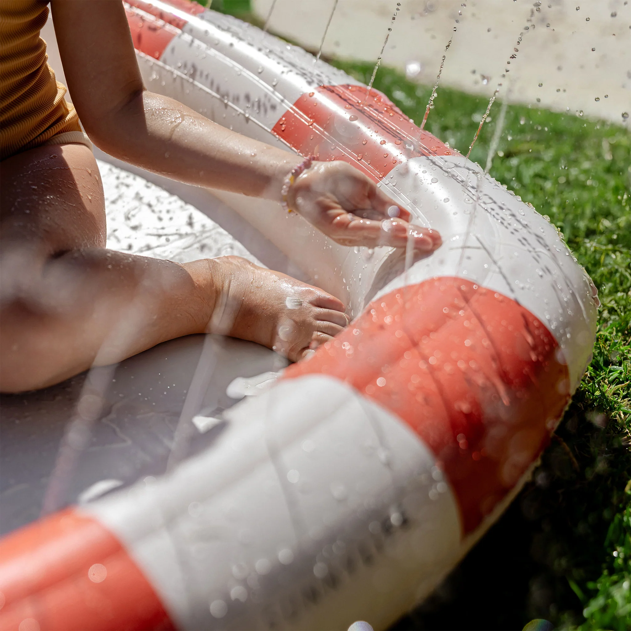 Kids Sprinkler Mat - Poppy the Peach Multi - Image 4