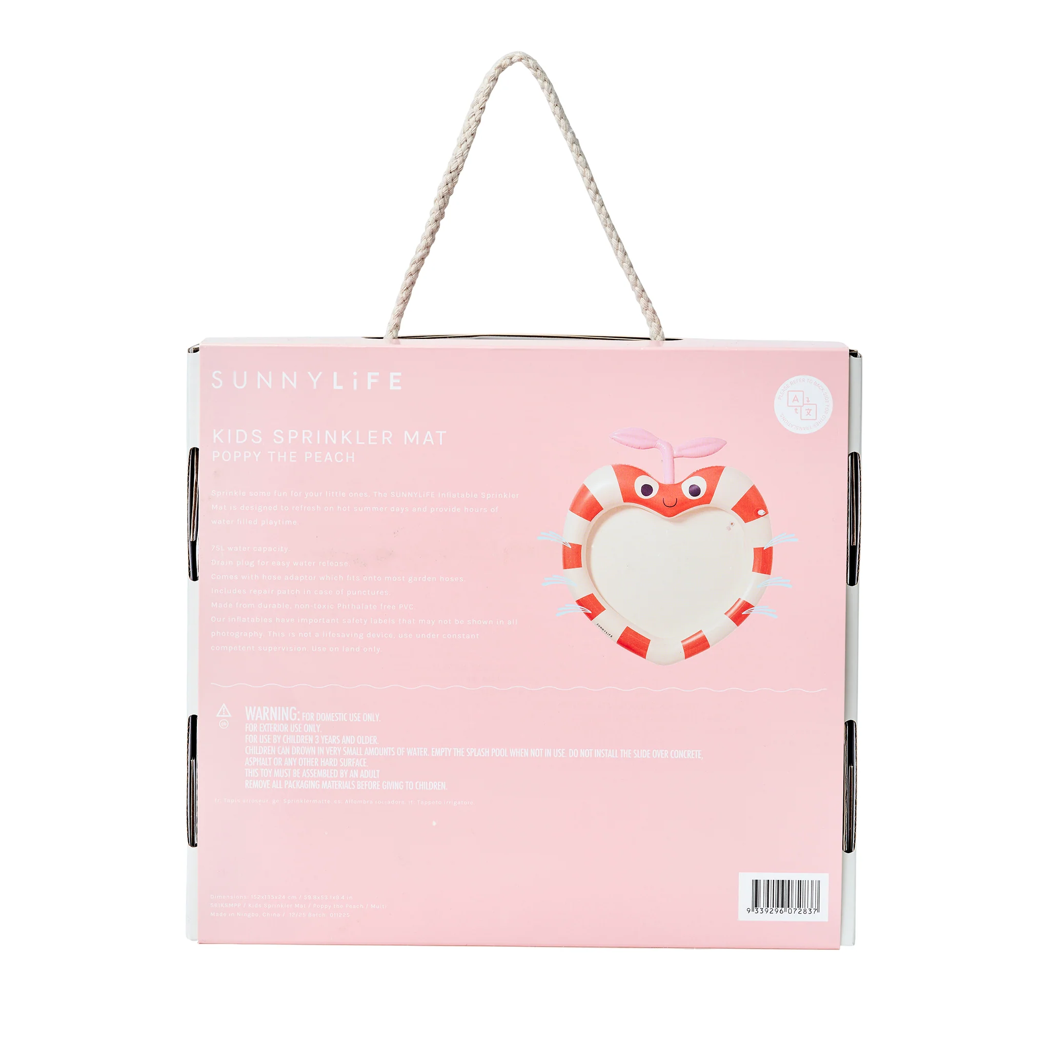 Kids Sprinkler Mat - Poppy the Peach Multi - Image 9