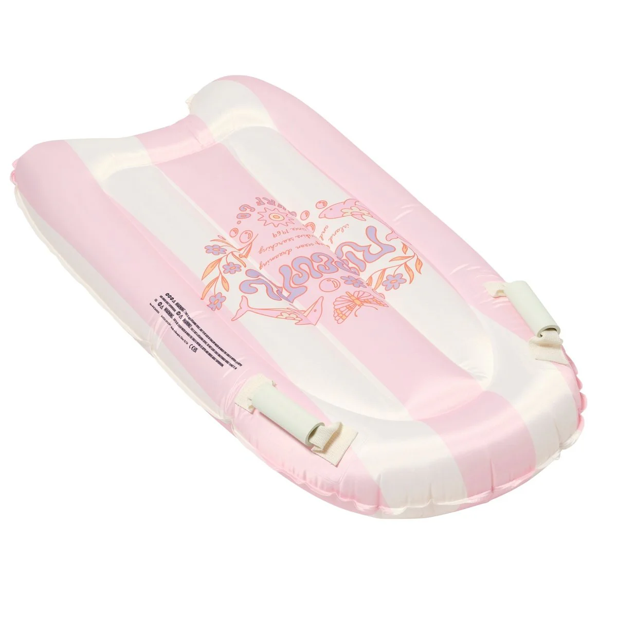 Kids Surf Mat - Dolphin Surf Co Pink Stripe - Image 12