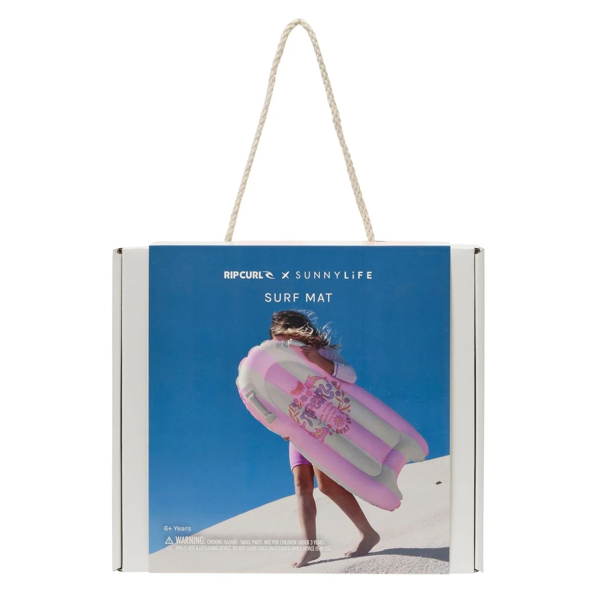 Kids Surf Mat - Dolphin Surf Co Pink Stripe - Image 14