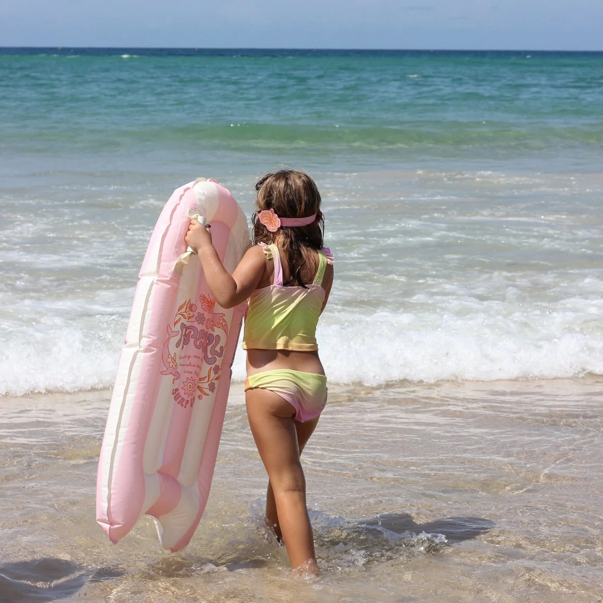 Kids Surf Mat - Dolphin Surf Co Pink Stripe - Image 6