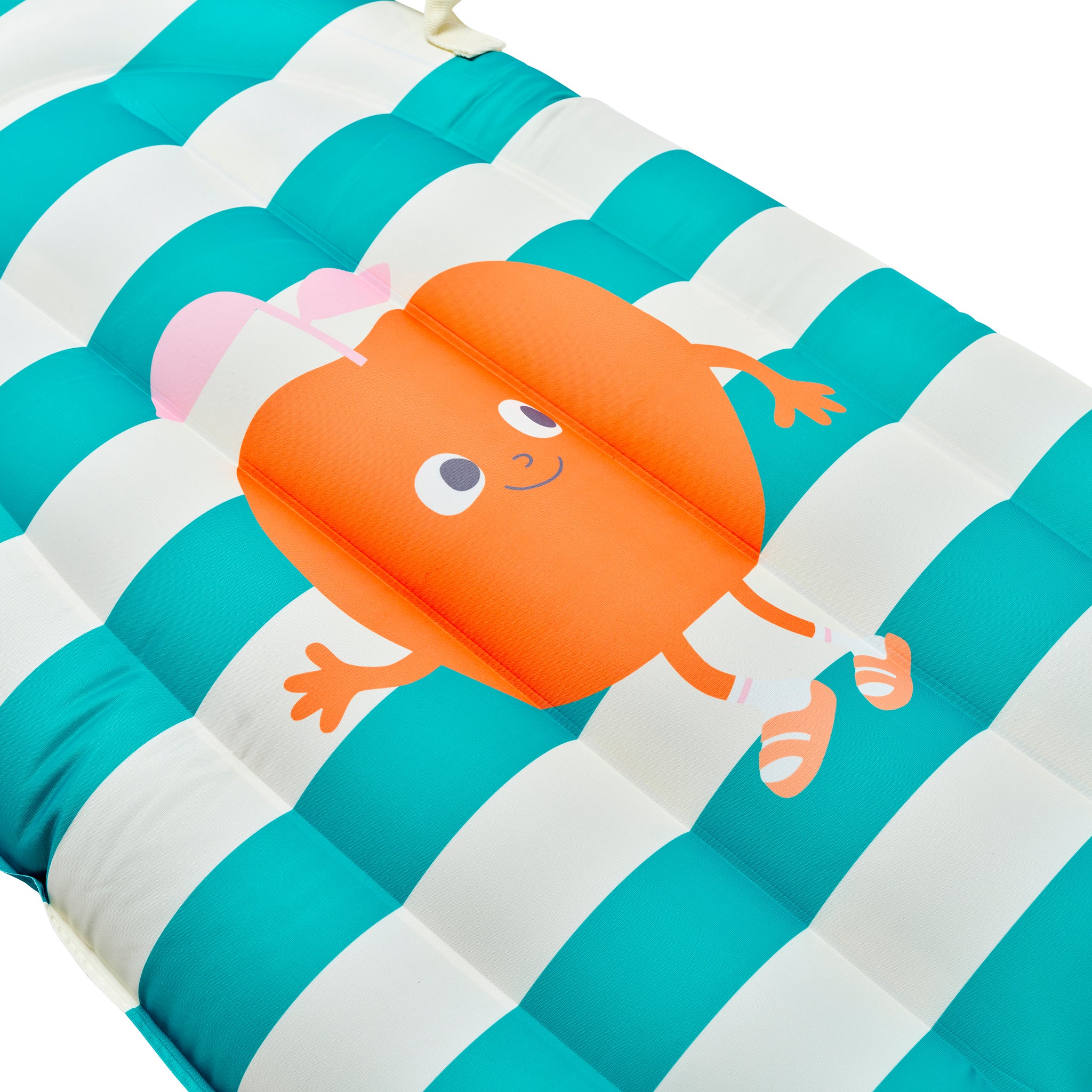 Kids Surf Mat - Poppy the Peach Green Stripe - Image 10